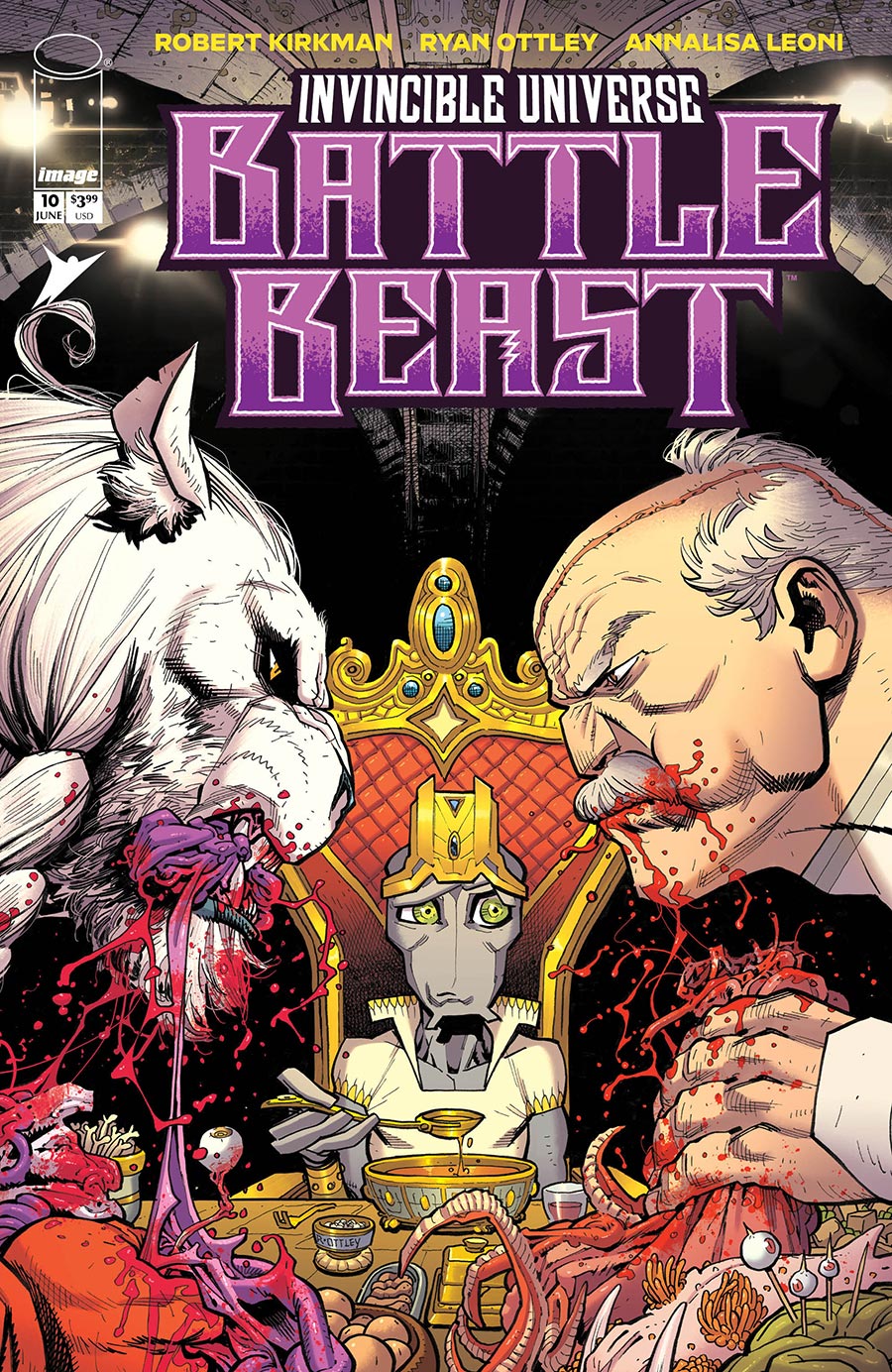 Invincible Universe Battle Beast #10 Cover A Regular Ryan Ottley & Annalisa Leoni Cover