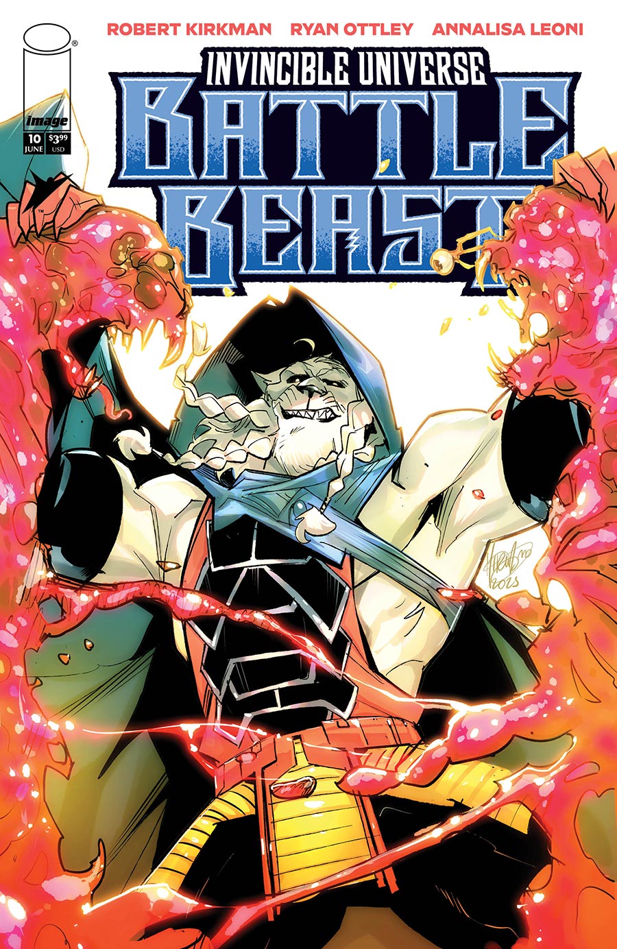 Invincible Universe Battle Beast #10 Cover D Incentive Mirka Andolfo Variant Cover