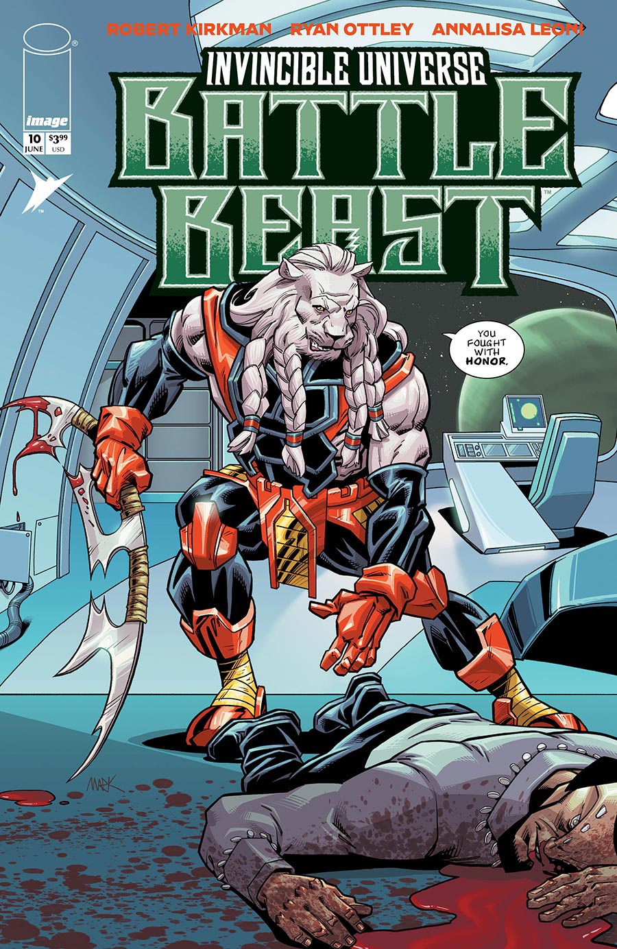 Invincible Universe Battle Beast #10 Cover E Incentive Mark Englert Variant Cover