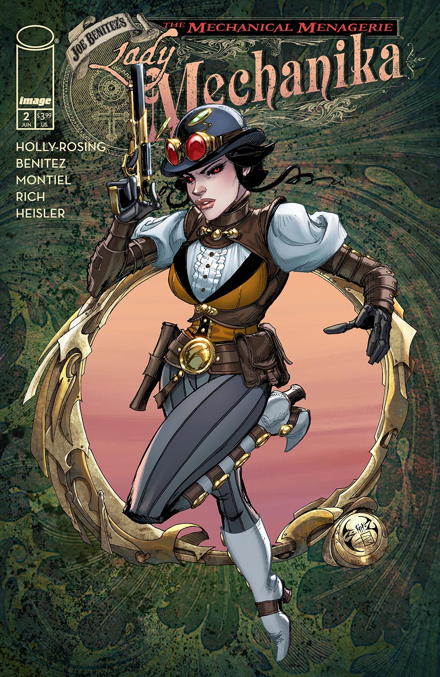 Lady Mechanika The Mechanical Menagerie #2 Cover A Regular Joe Benitez Martin Montiel & Sabine Rich Cover
