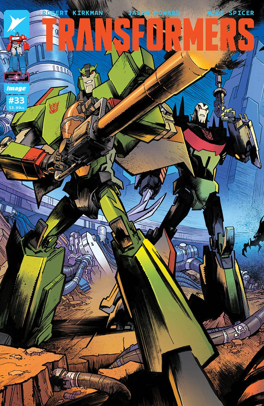 Transformers Vol 5 #33 Cover C Variant Jason Howard & Annalisa Leoni Connecting Cover