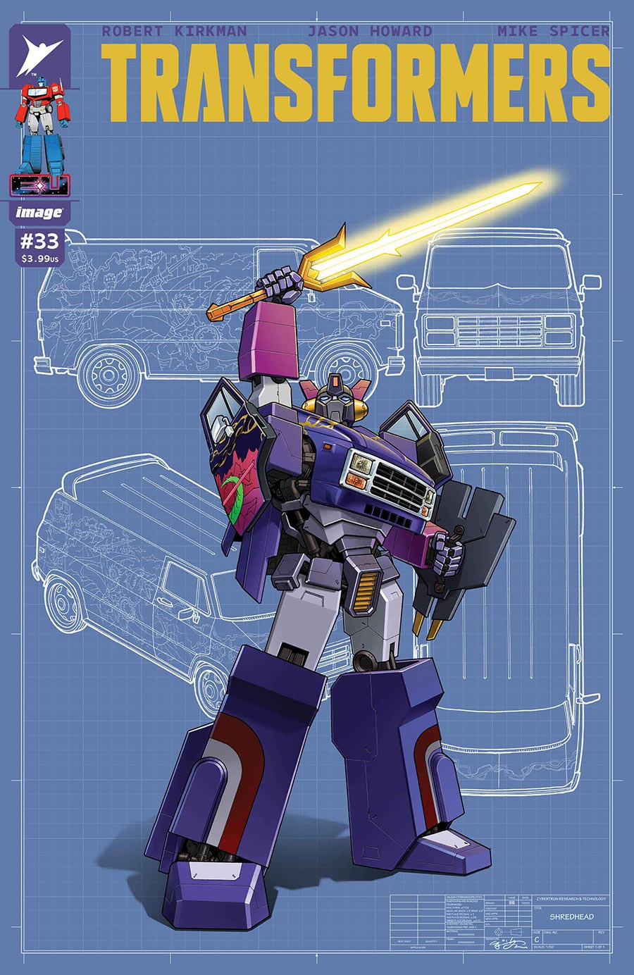 Transformers Vol 5 #33 Cover E Incentive EJ Su Variant Cover