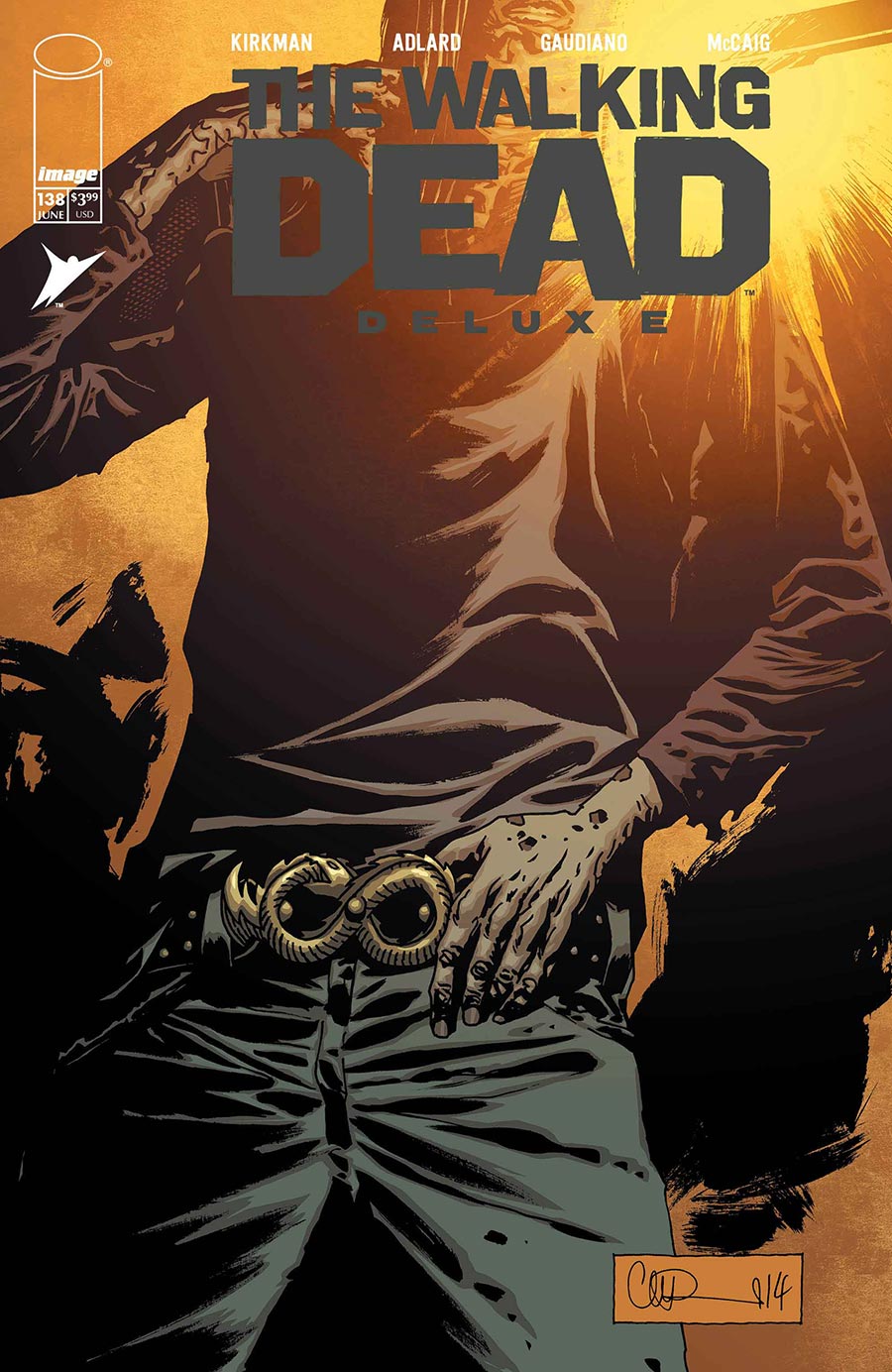 Walking Dead Deluxe #138 Cover B Variant Charlie Adlard & Dave McCaig Cover