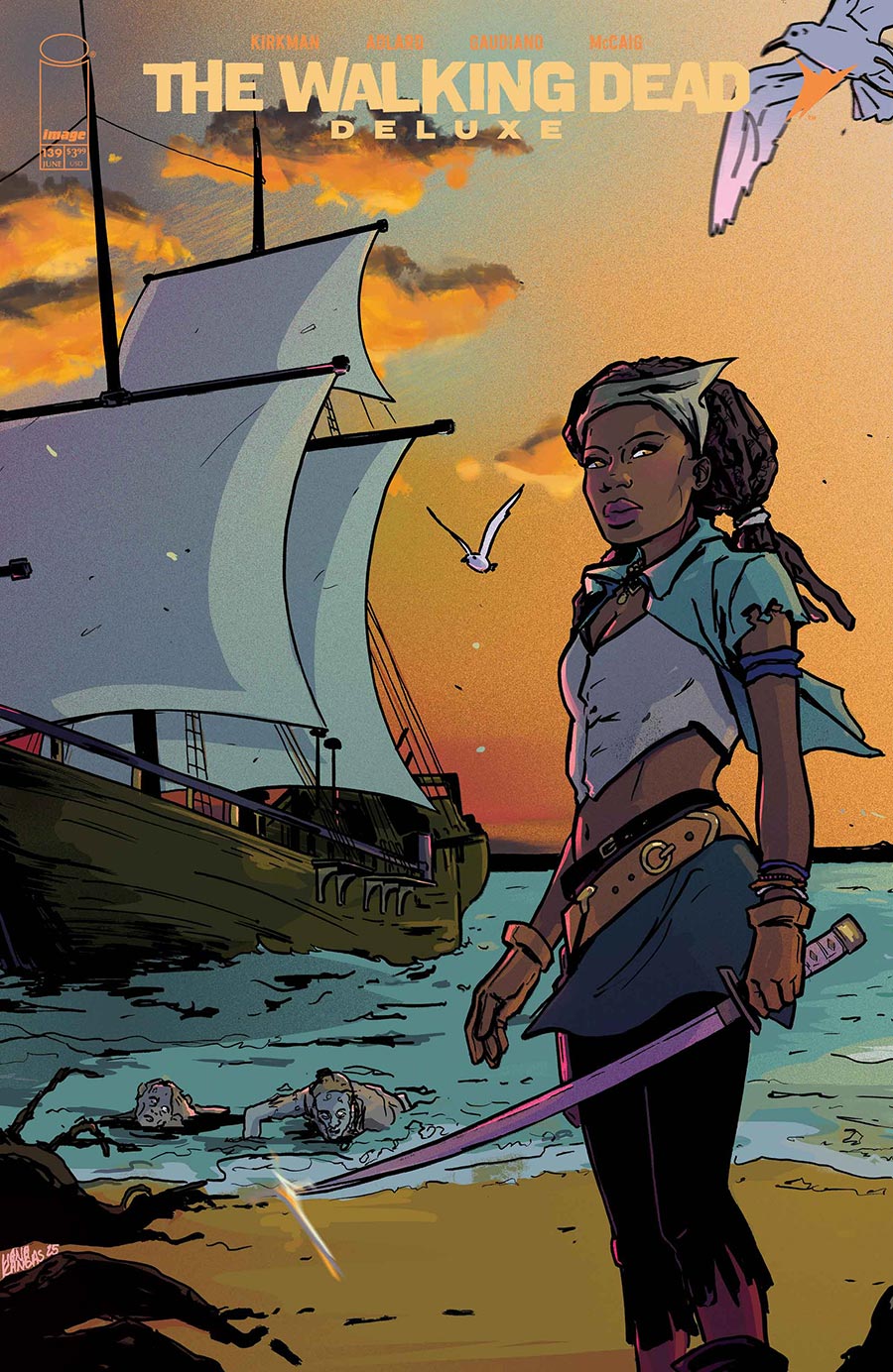 Walking Dead Deluxe #139 Cover C Variant Liana Kangas Connecting Cover