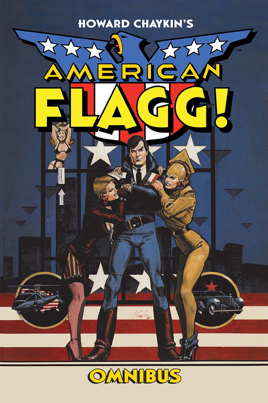 Howard Chaykins American Flagg Omnibus HC Direct Market Howard Chaykin Variant Cover