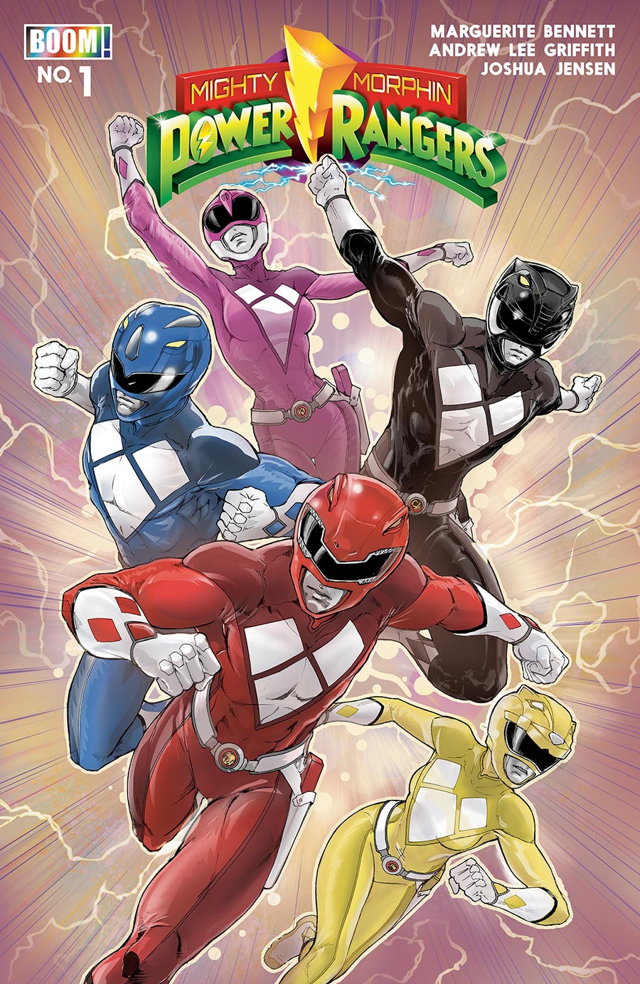 Mighty Morphin Power Rangers (BOOM Studios) Vol 2 #1 Cover B Variant Andrew Lee Griffith Cover