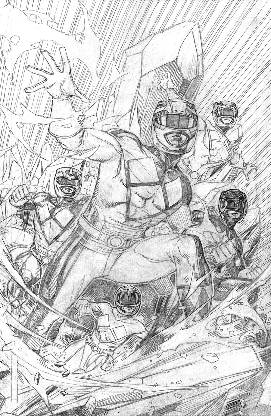 Mighty Morphin Power Rangers (BOOM Studios) Vol 2 #1 Cover M Variant Jim Cheung Unlimited Virgin Cover