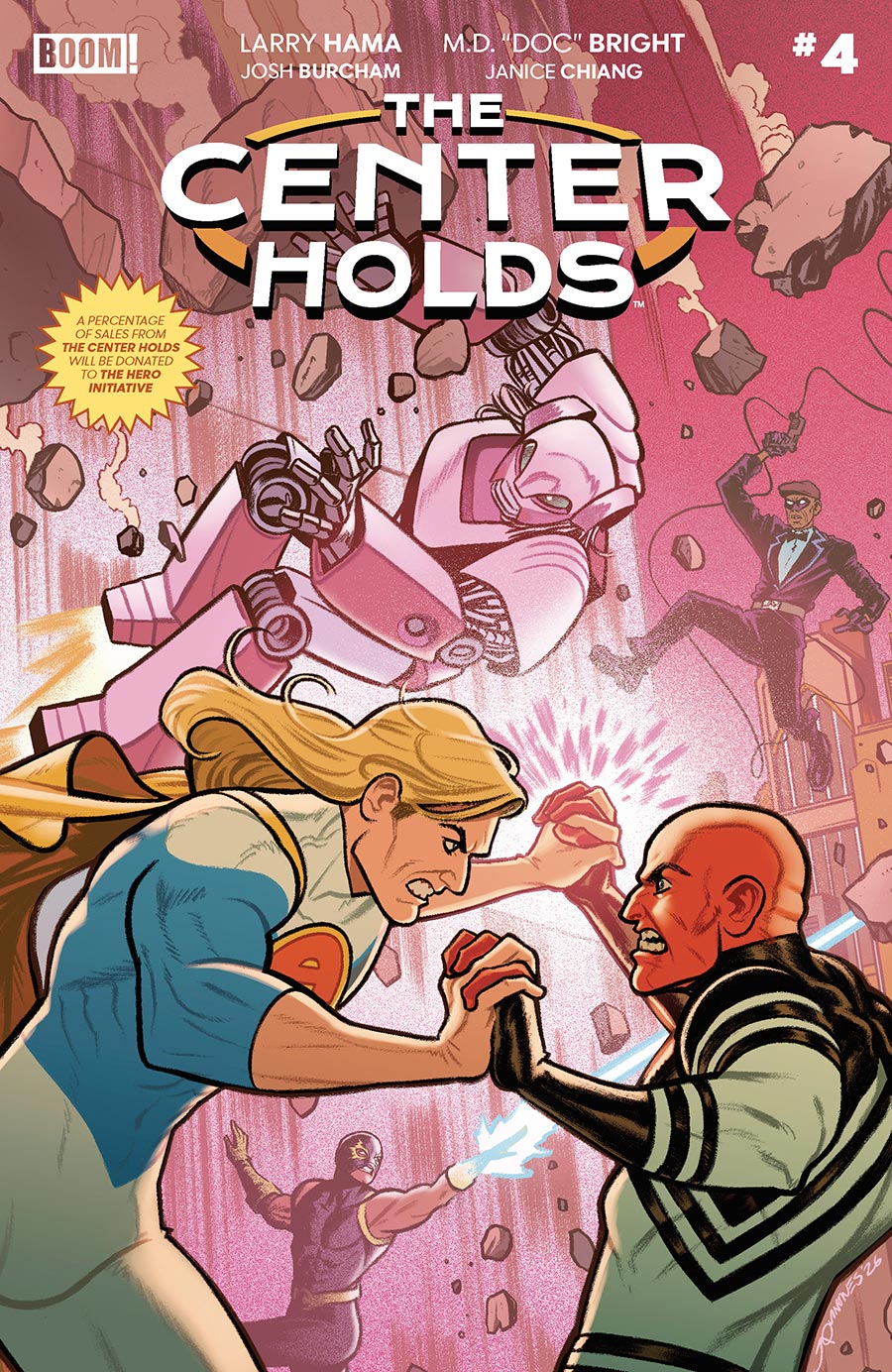Center Holds #4 Cover A Regular Joe Quinones Cover