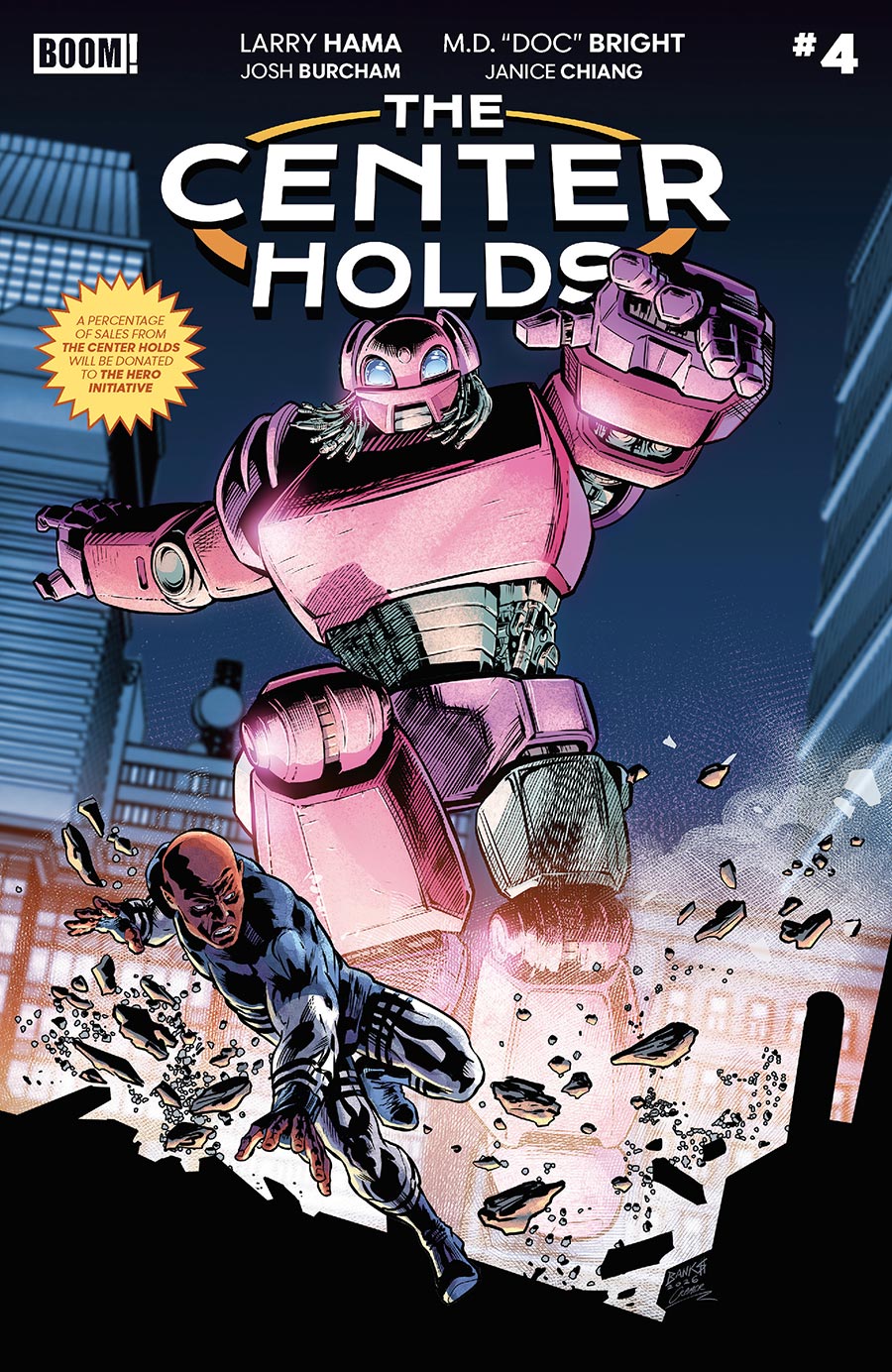 Center Holds #4 Cover B Variant Darryl Banks Cover
