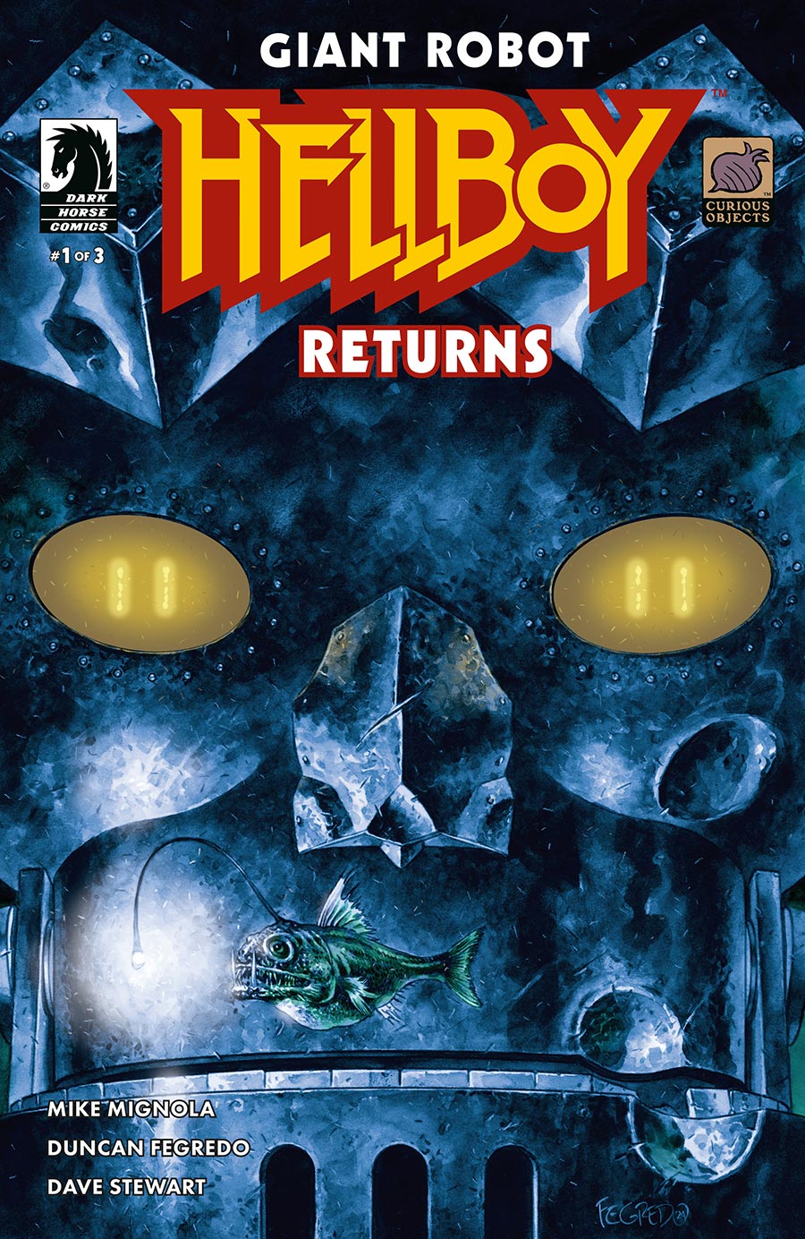 Giant Robot Hellboy Returns #1 Cover A Regular Duncan Fegredo Cover