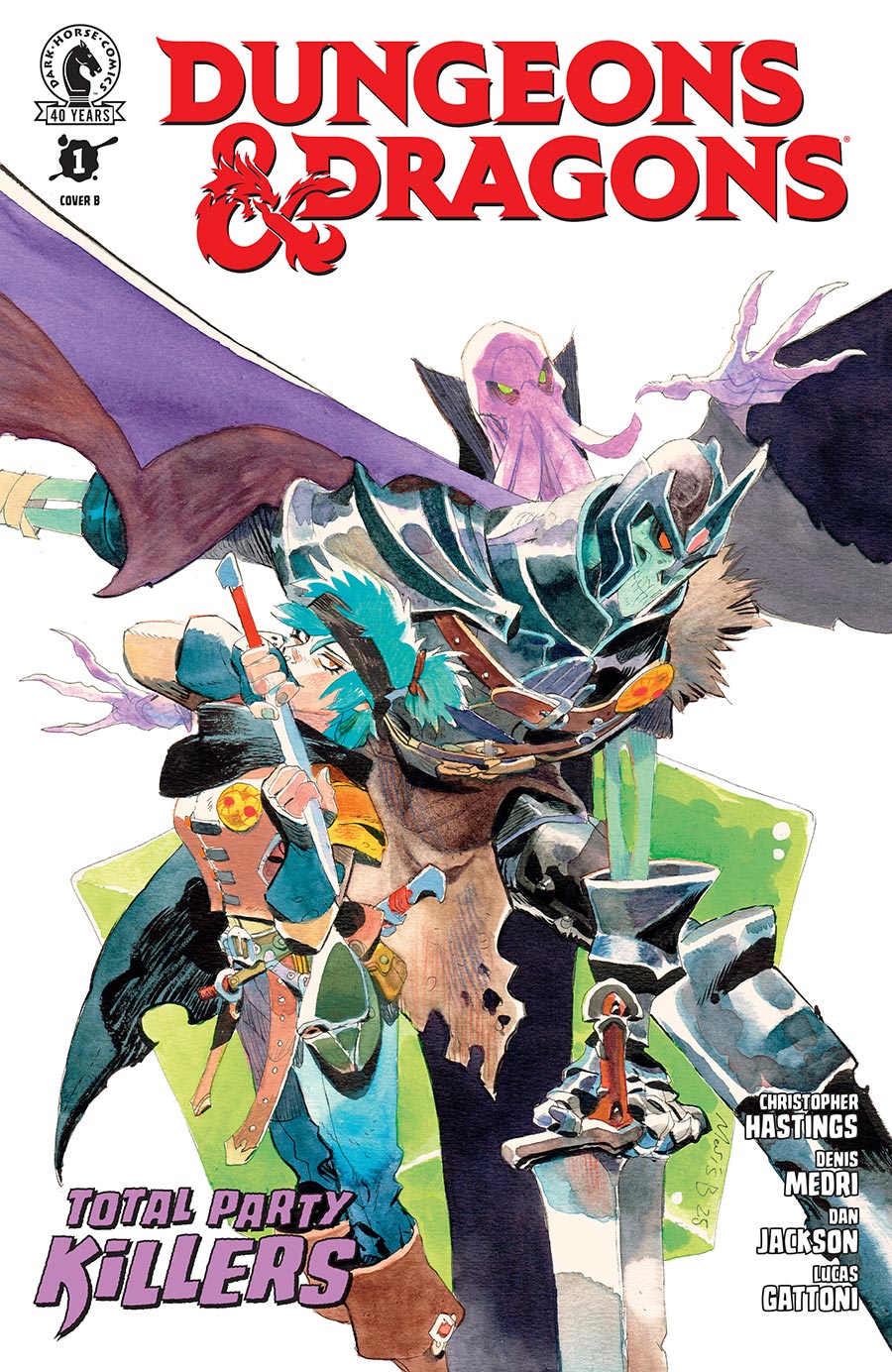 Dungeons & Dragons Total Party Killers #1 Cover B Incentive Matias Bergara Variant Cover