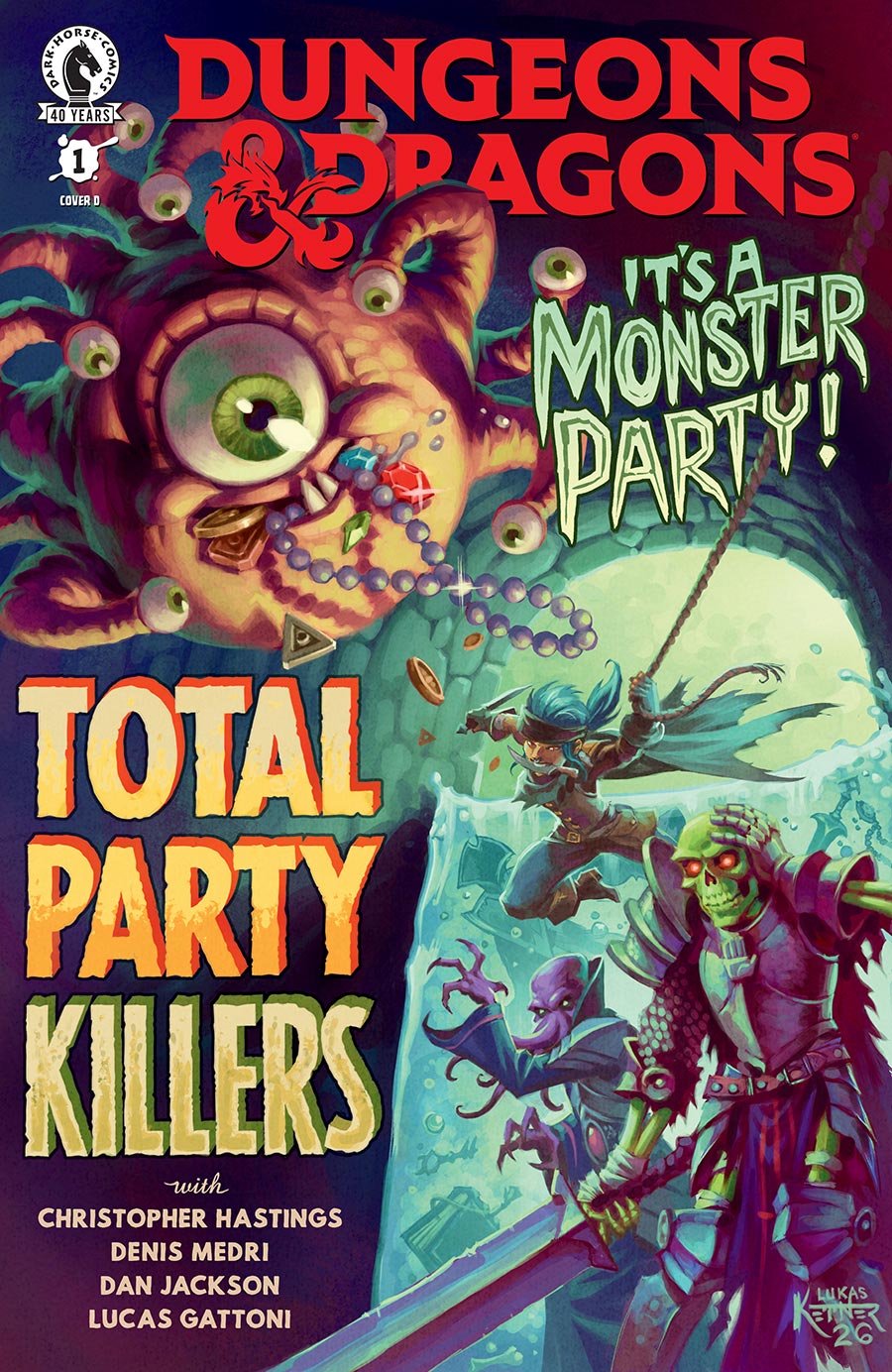 Dungeons & Dragons Total Party Killers #1 Cover D Variant Lukas Ketner Cover