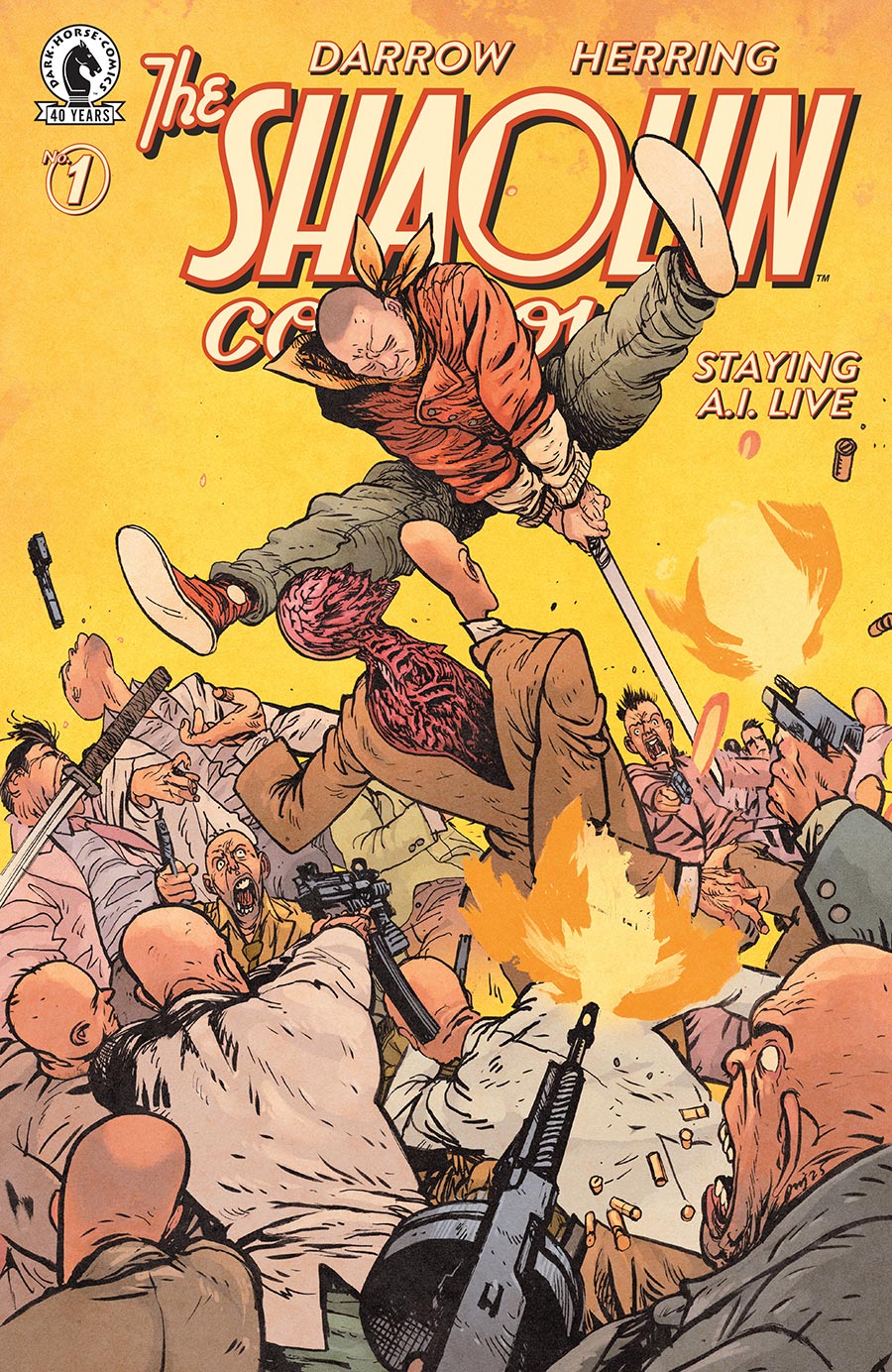 Shaolin Cowboy Staying A.I. Live #1 Cover D Incentive Daniel Warren Johnson Variant Cover