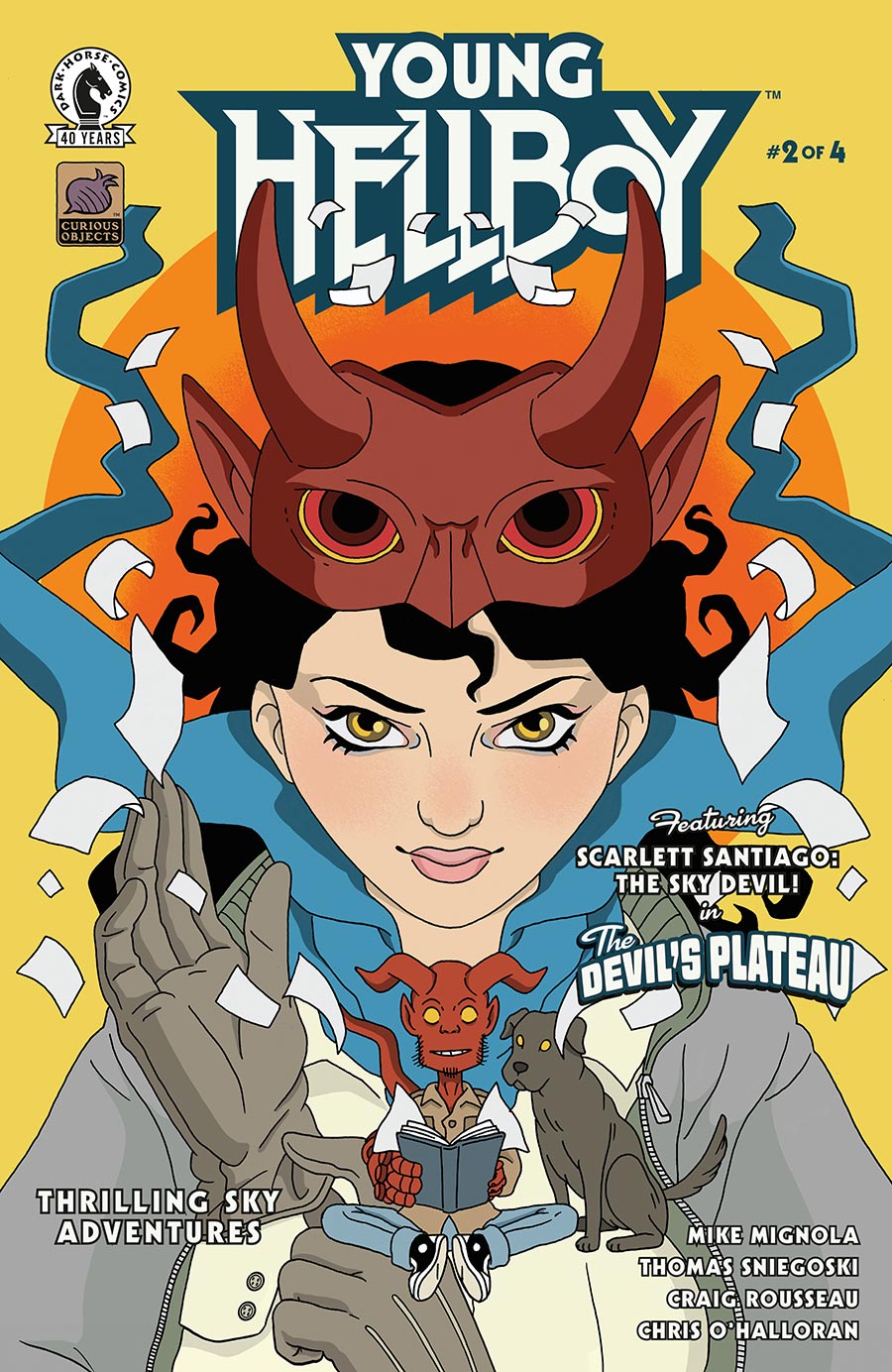 Young Hellboy Thrilling Sky Adventures #2 Cover B Variant Alice Darrow Cover