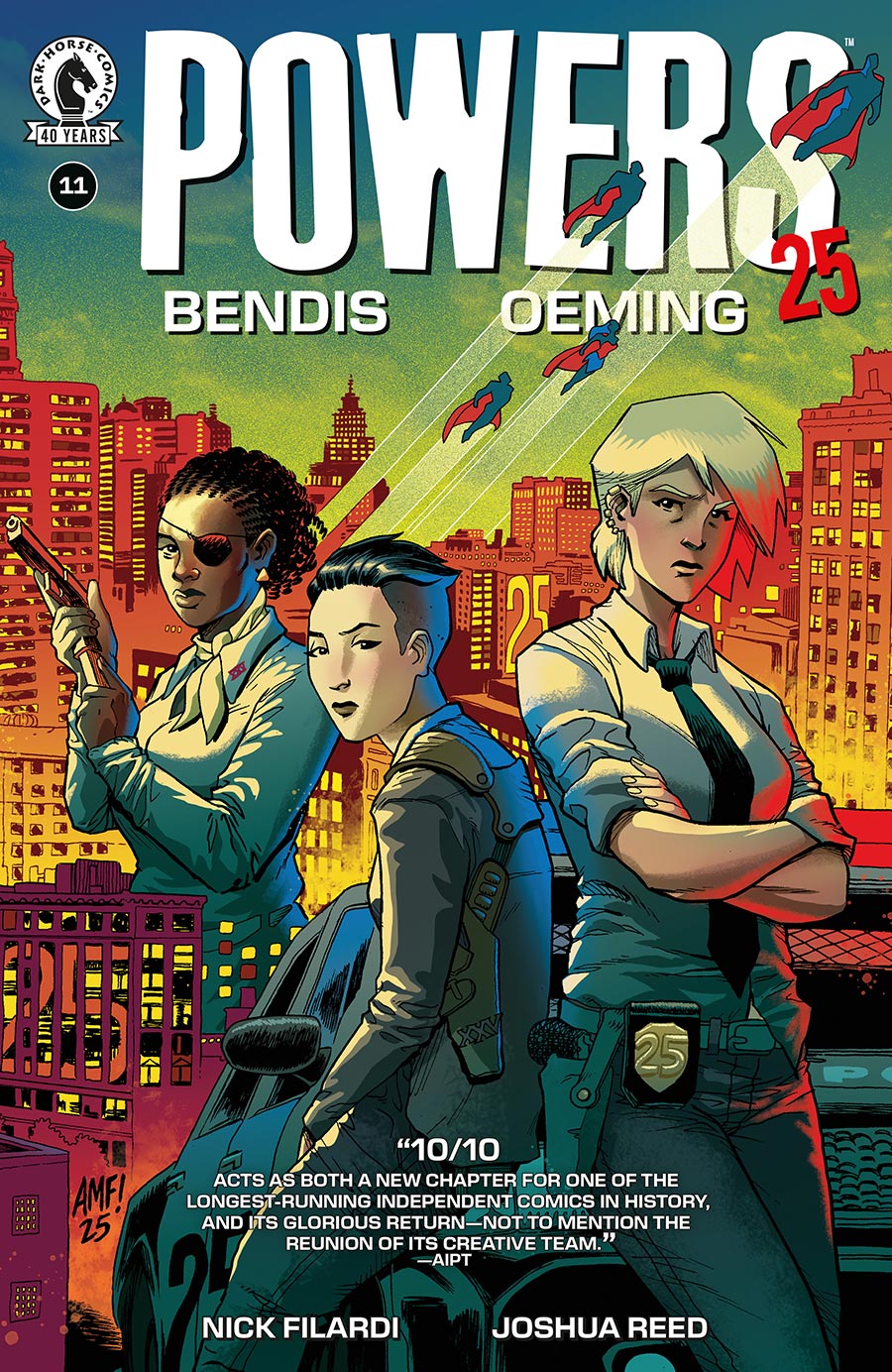 Powers 25 #11 Cover B Variant Tony Fleecs Cover