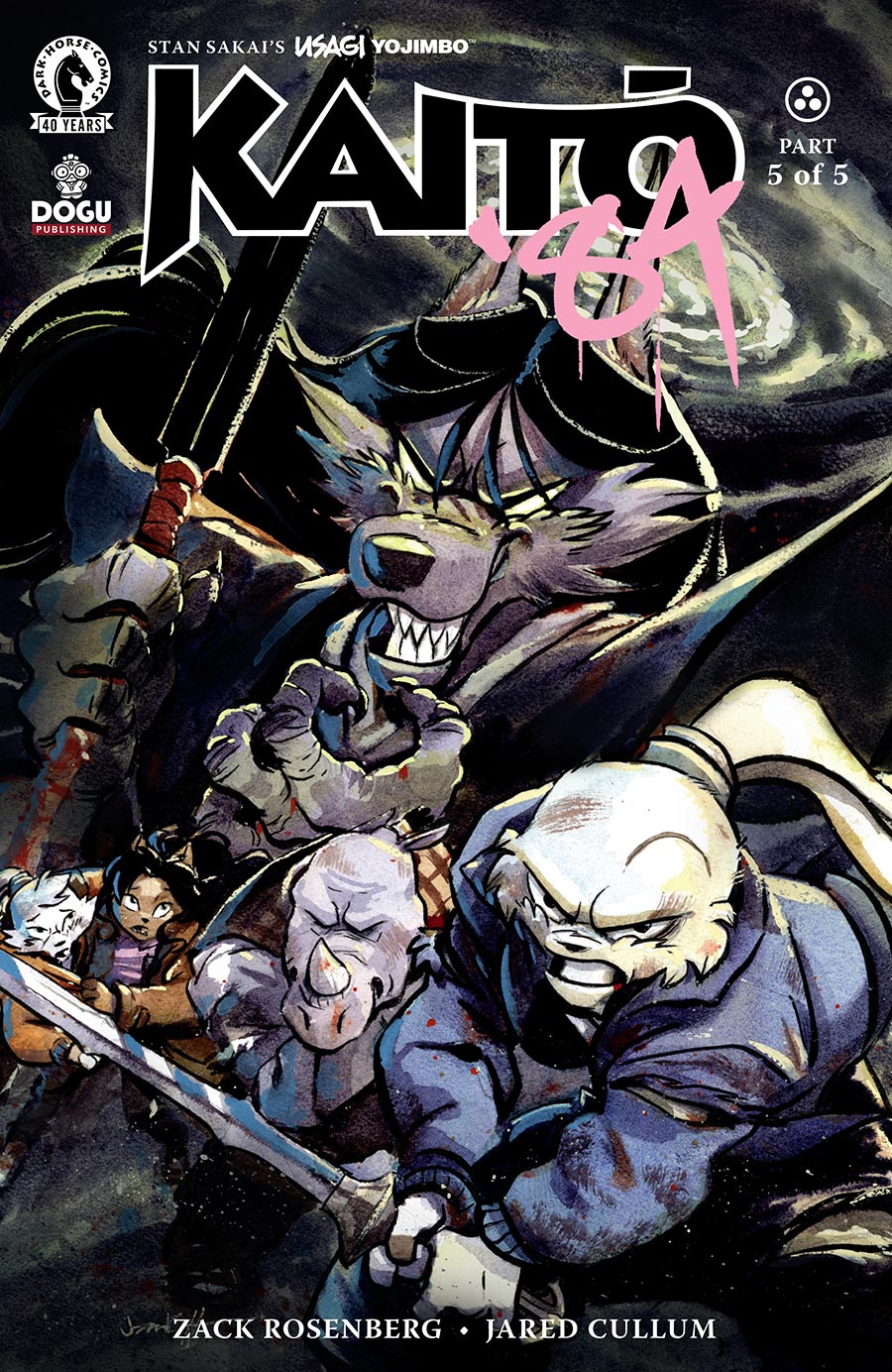 Stan Sakais Usagi Yojimbo Kaito 84 #5 Cover A Regular Jared Cullum Cover