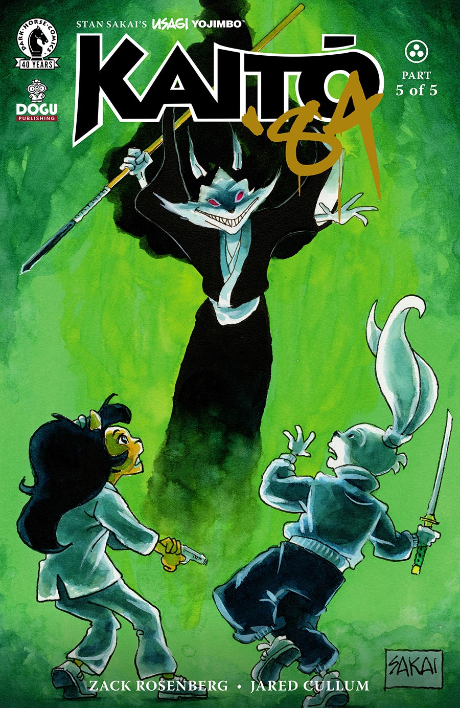 Stan Sakais Usagi Yojimbo Kaito 84 #5 Cover B Variant Stan Sakai Cover