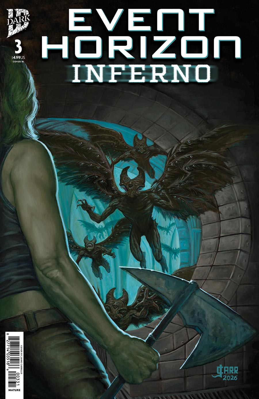 Event Horizon Inferno #3 Cover C Incentive Jaime Carrillo Variant Cover