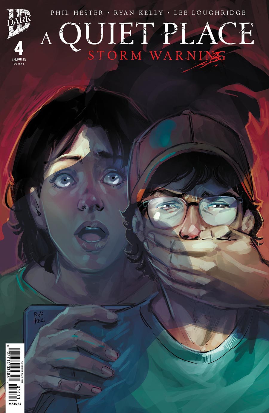 A Quiet Place Storm Warning #4 Cover B Variant Rod Reis Cover