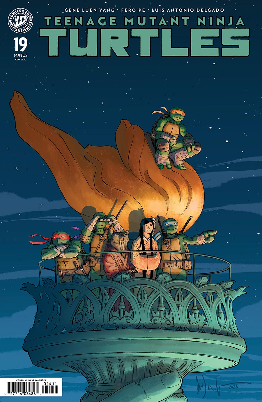 Teenage Mutant Ninja Turtles Vol 6 #19 Cover C Variant Dave Wachter Cover