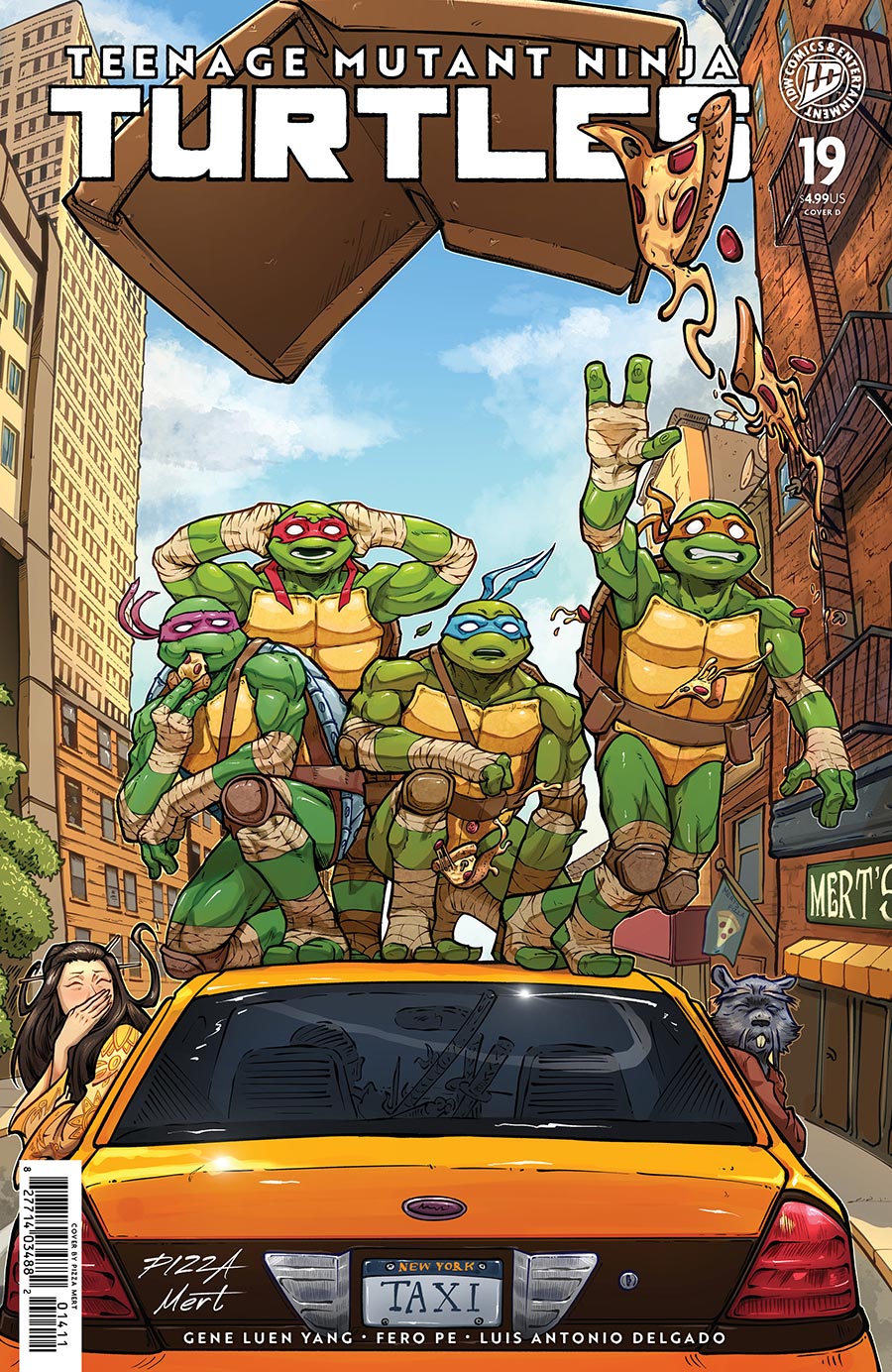 Teenage Mutant Ninja Turtles Vol 6 #19 Cover D Variant Mert Pizza Cover