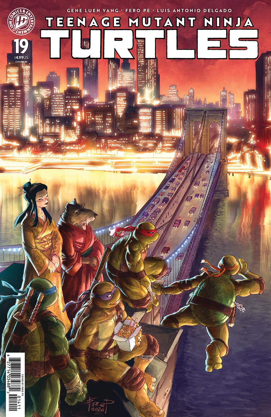 Teenage Mutant Ninja Turtles Vol 6 #19 Cover F Incentive Fero Pe Variant Cover
