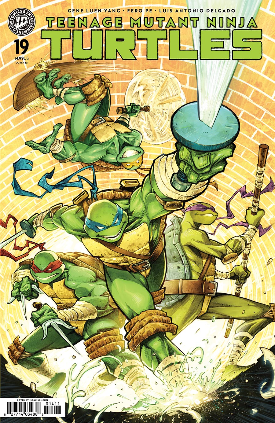 Teenage Mutant Ninja Turtles Vol 6 #19 Cover G Incentive Isaac Sanchez Gonzalez Variant Cover