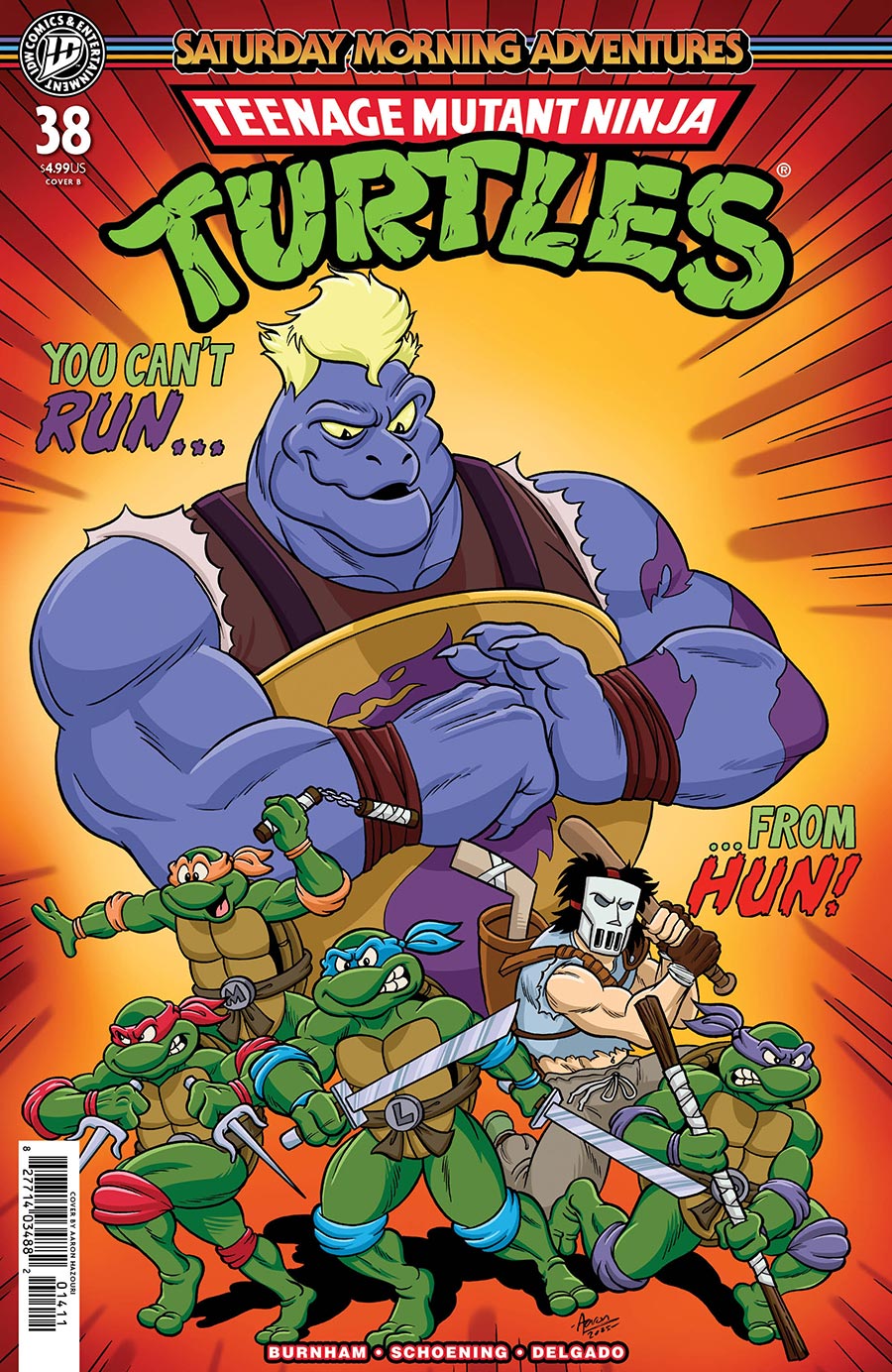 Teenage Mutant Ninja Turtles Saturday Morning Adventures Continued #38 Cover B Variant Aaron Hazouri Cover