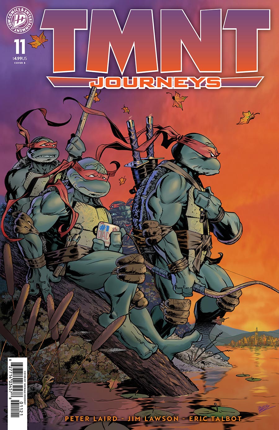 Teenage Mutant Ninja Turtles Journeys #11 Cover B Variant Michael Dooney Cover