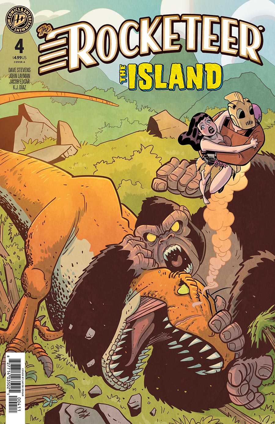Rocketeer The Island #4 Cover A Regular Jacob Edgar Cover
