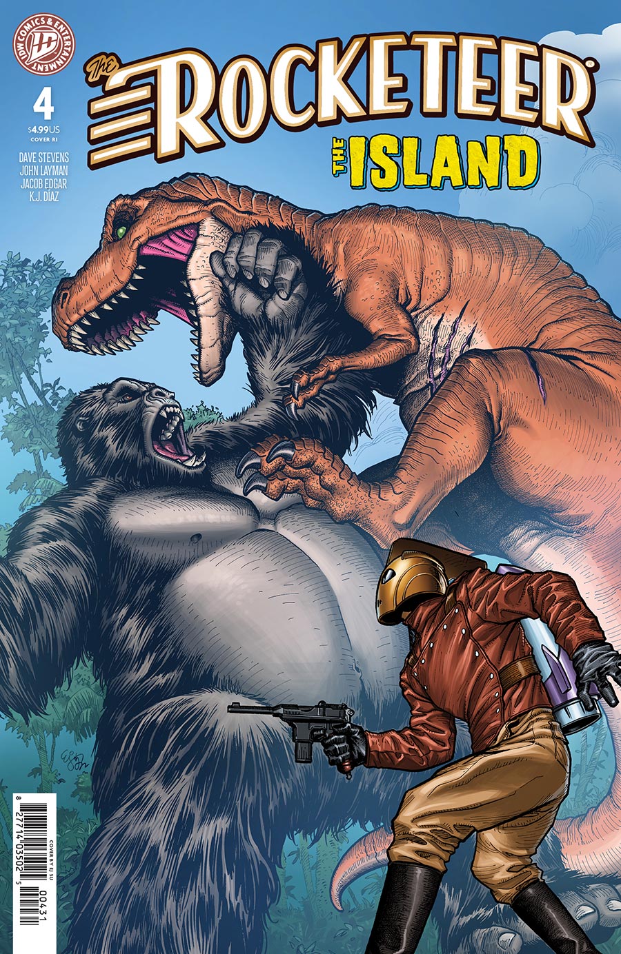 Rocketeer The Island #4 Cover C Incentive EJ Su Variant Cover