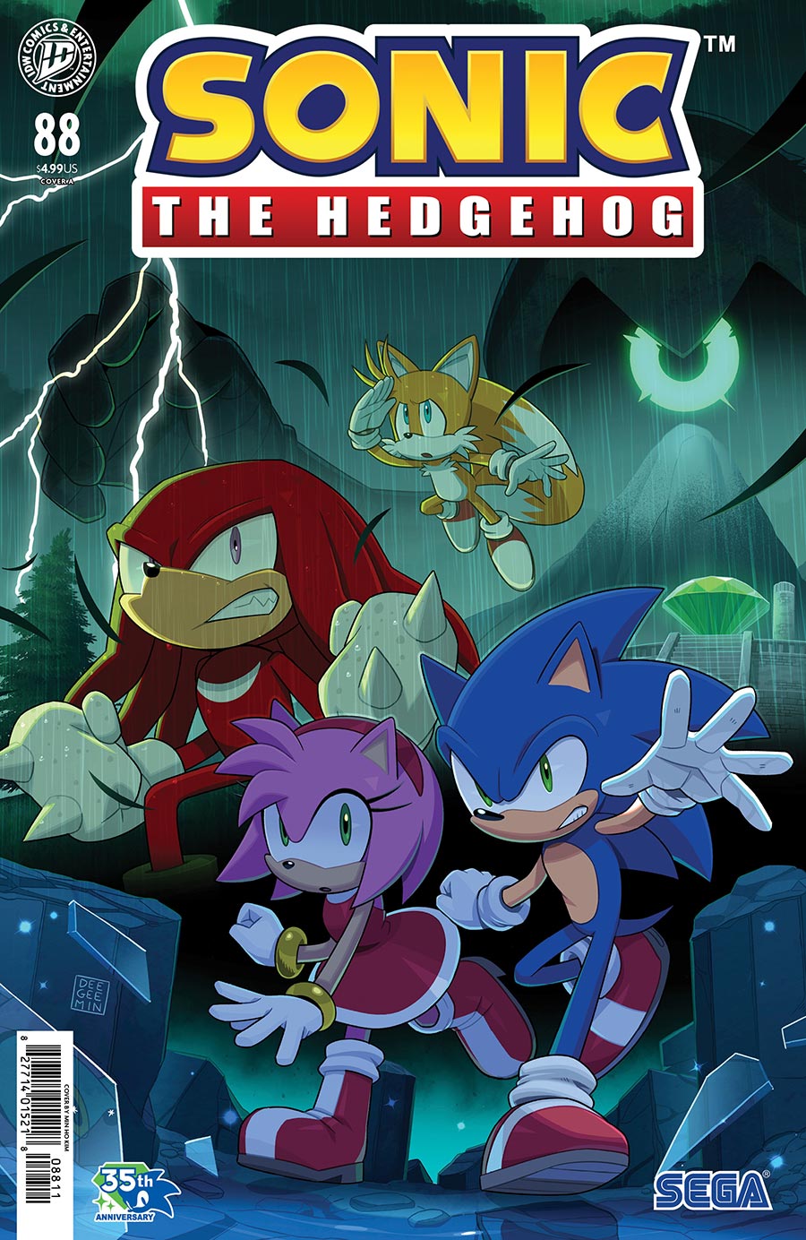 Sonic The Hedgehog Vol 3 #88 Cover A Regular Min Ho Kim Cover