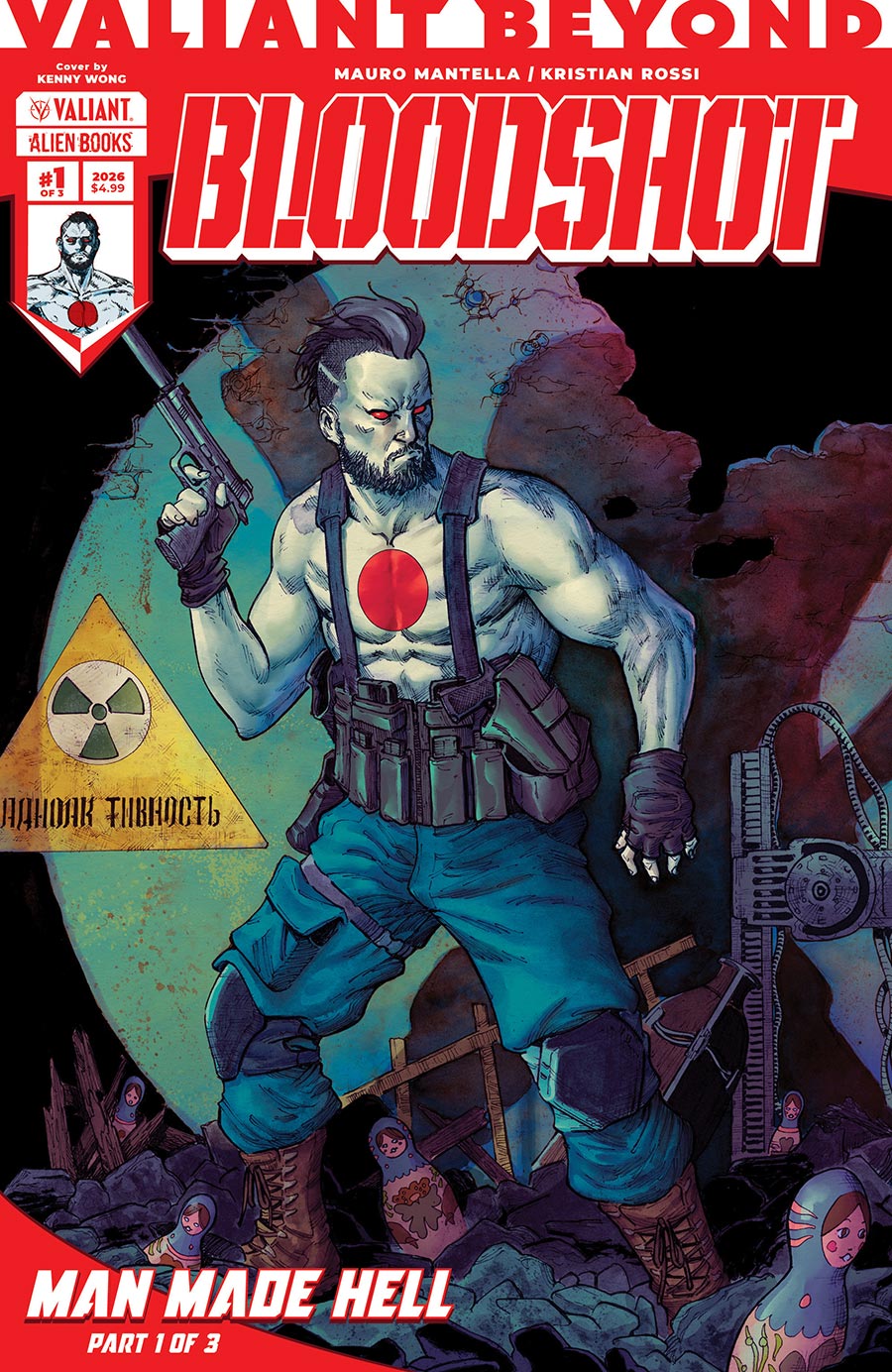 Valiant Beyond Bloodshot #4 Man Made Hell Part 1 Cover A Regular Kenny Wong Cover