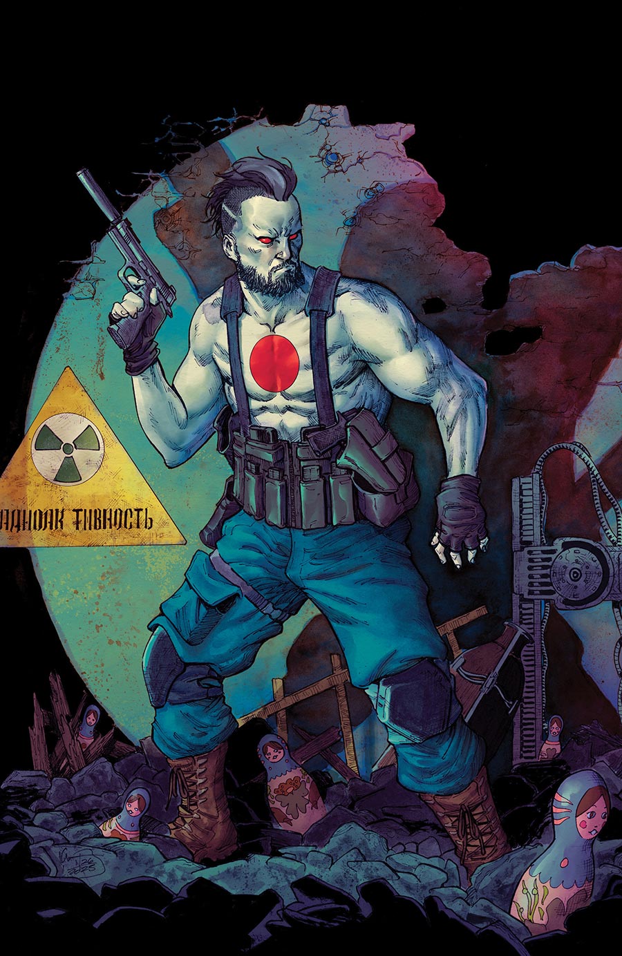 Valiant Beyond Bloodshot #4 Man Made Hell Part 1 Cover C Variant Kenny Wong Virgin Cover