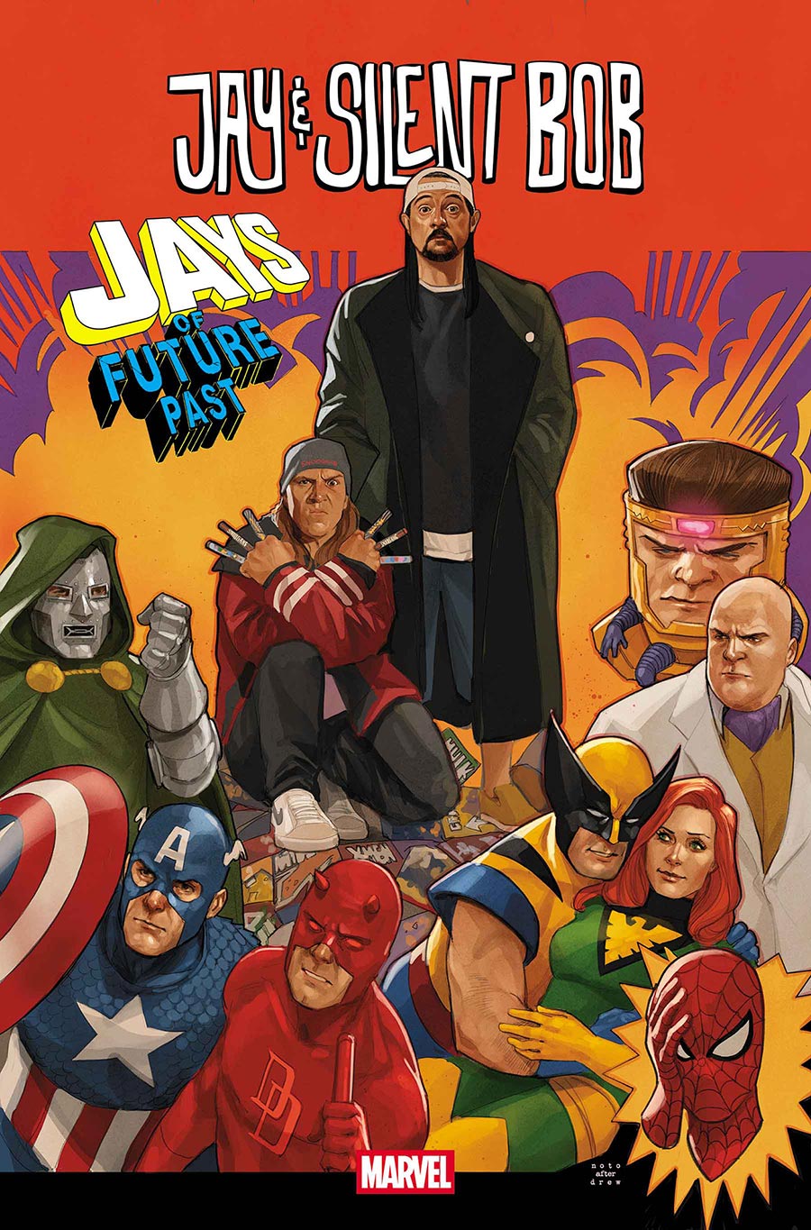 Jay & Silent Bob Jays Of Future Past #1 (One Shot) Cover B Variant Phil Noto Homage Cover