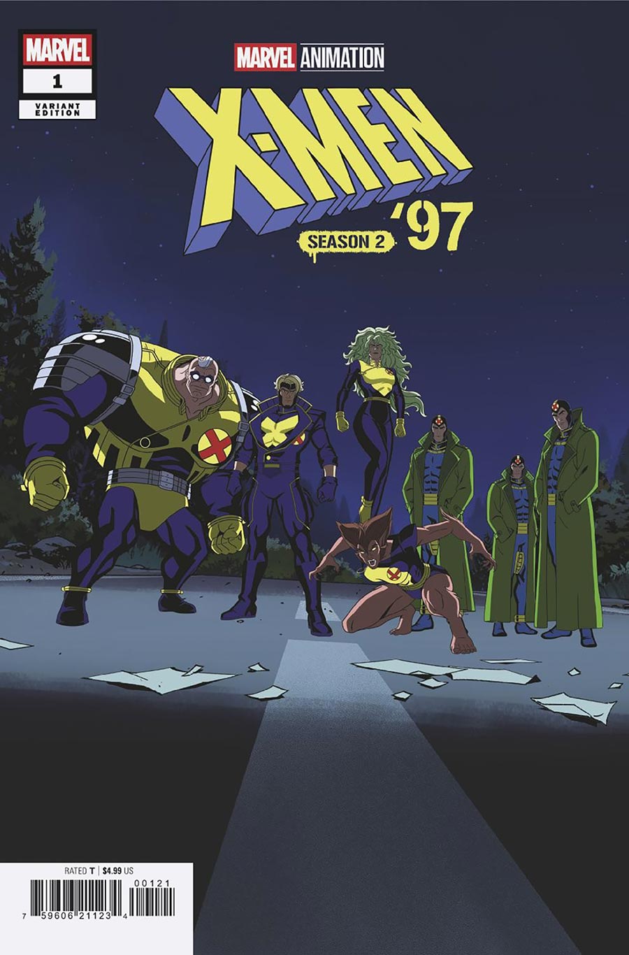 X-Men 97 Season 2 #1 Cover B Variant Marvel Animation Cover
