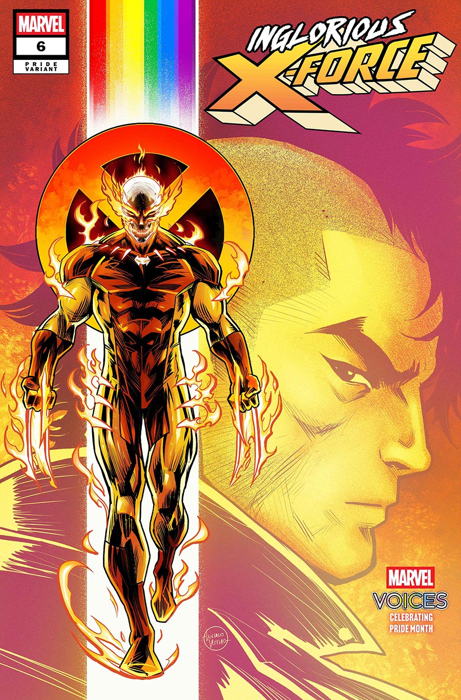 Inglorious X-Force #6 Cover B Variant Luciano Vecchio Pride Cover
