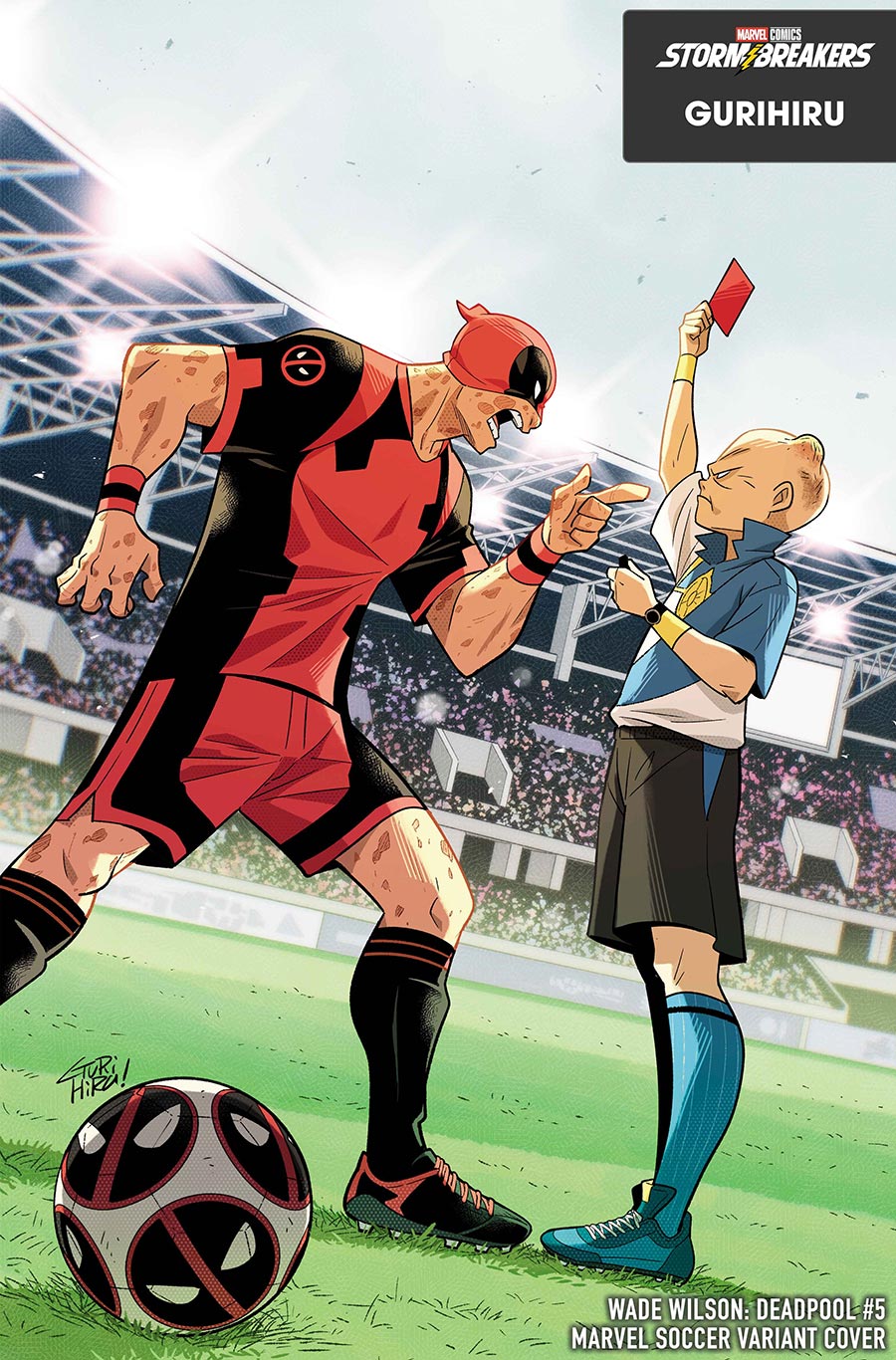Wade Wilson Deadpool #5 Cover C Variant Gurihiru Marvel Soccer Cover