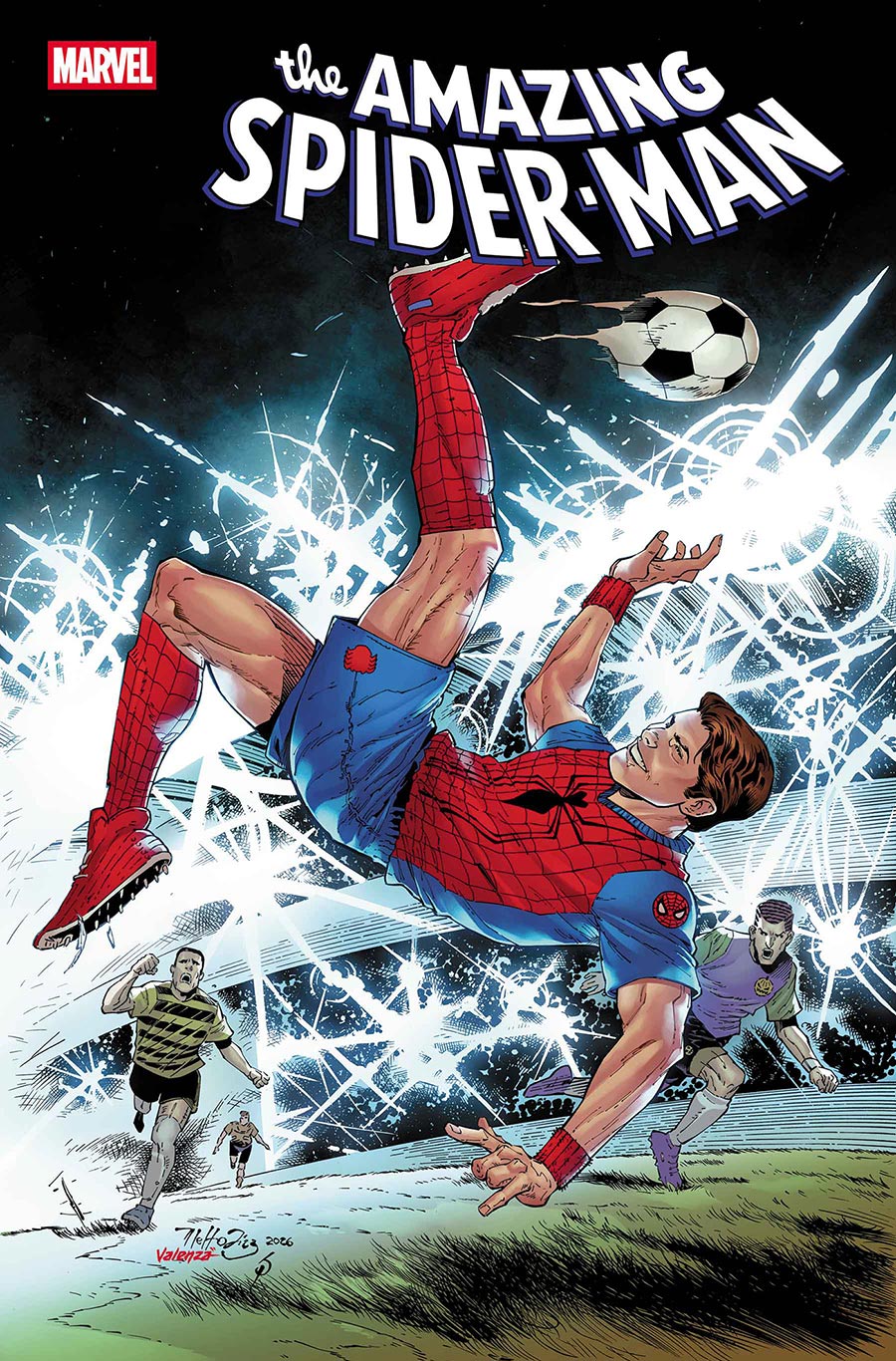 Amazing Spider-Man Vol 7 #30 Cover D Variant Netho Diaz Marvel Soccer Cover (#994)