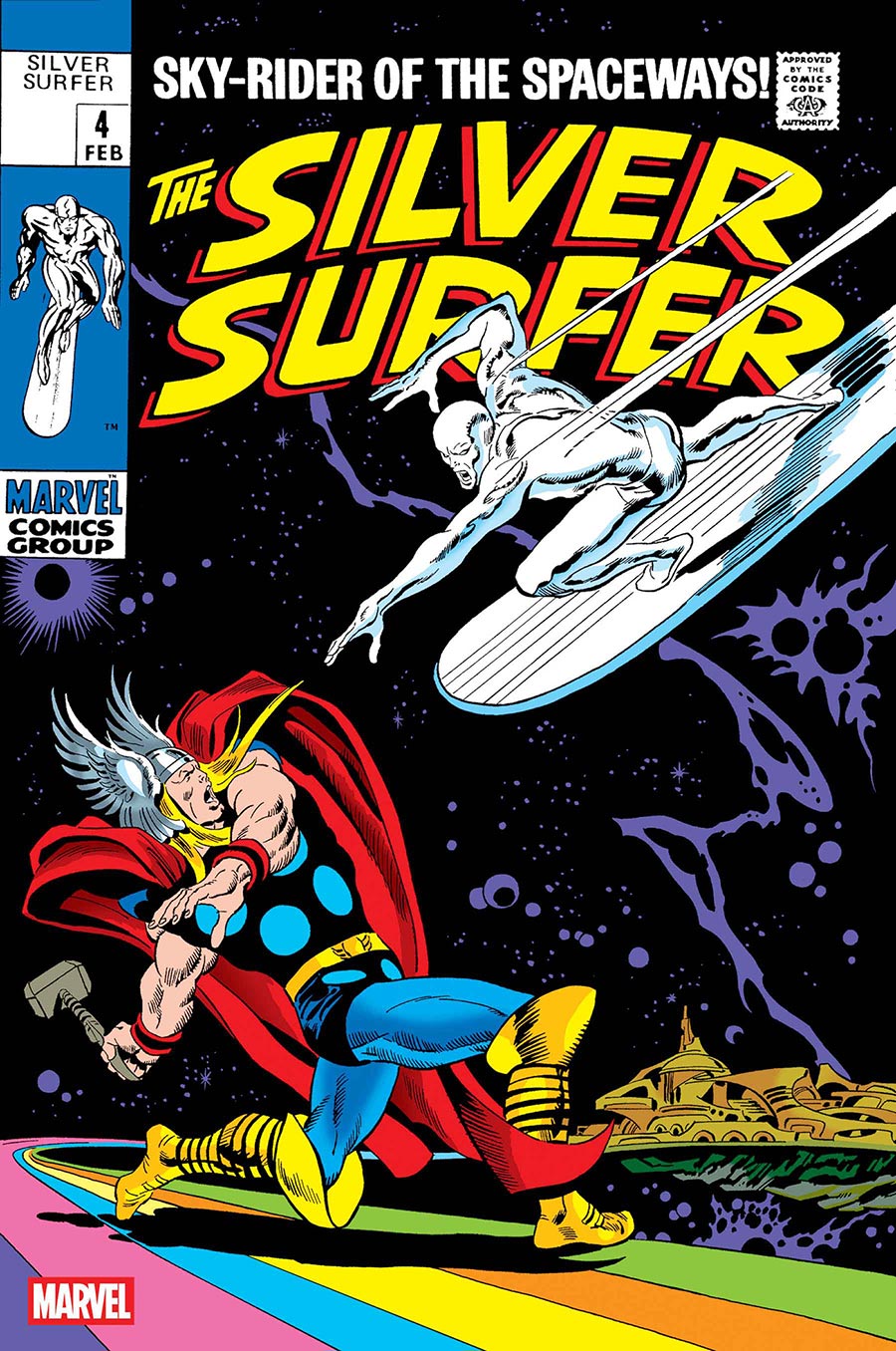Silver Surfer Vol 1 #4 Cover C Facsimile Edition Regular John Buscema Cover
