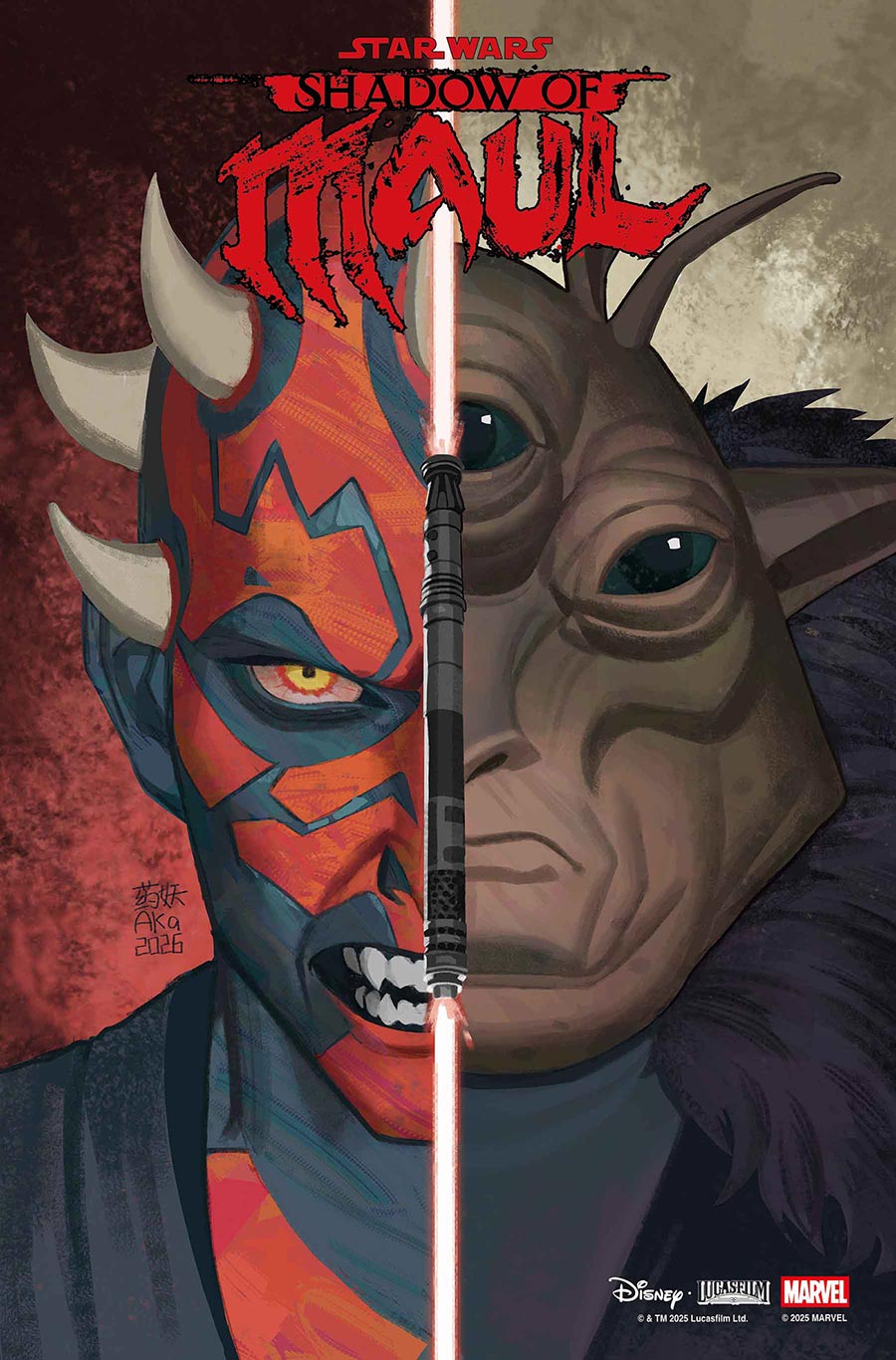 Star Wars Shadow Of Maul #4 Cover C Variant AKA Headshot Virgin Cover