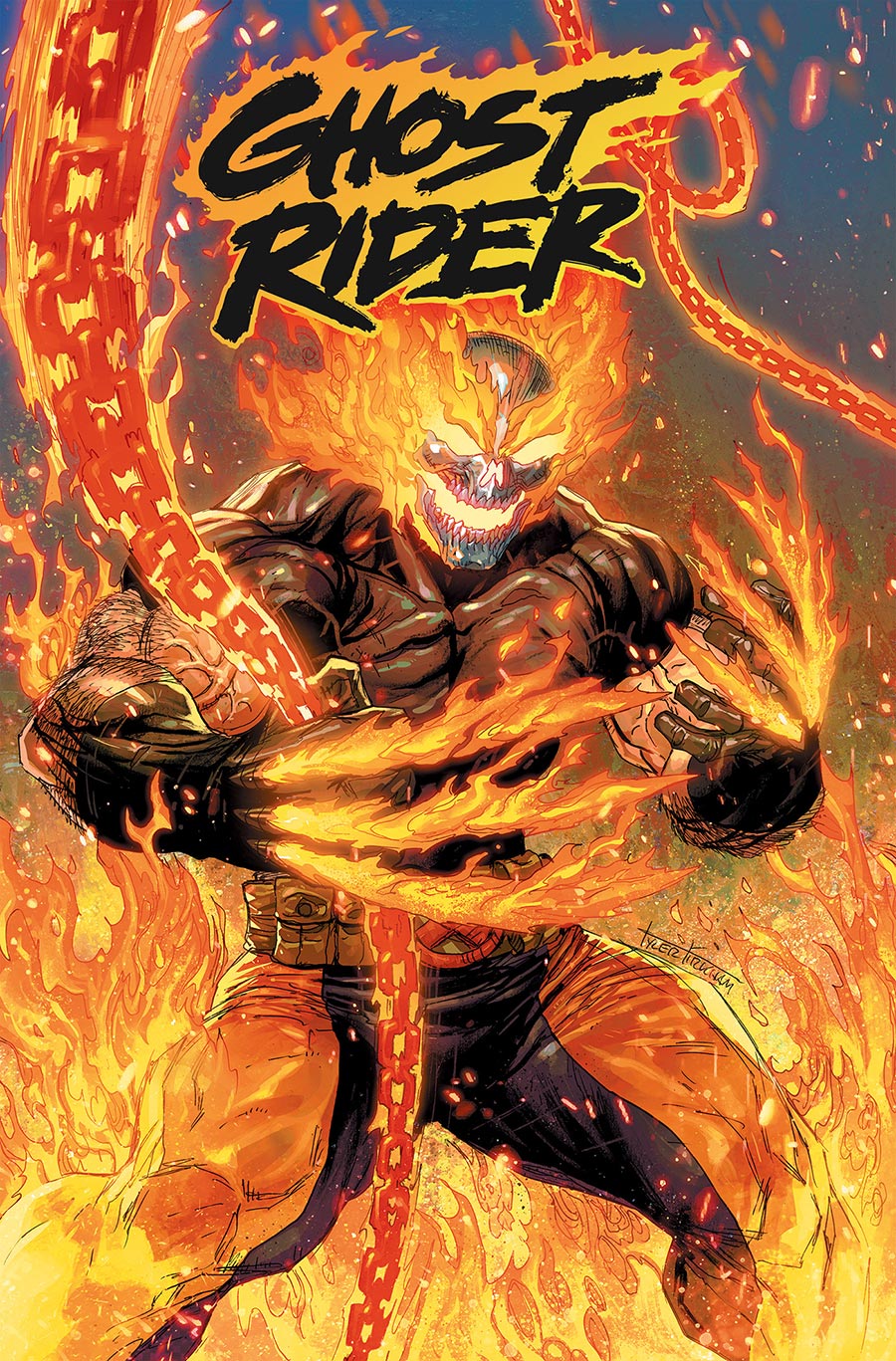 Ghost Rider By Benjamin Percy Omnibus HC Direct Market Ryan Stegman Variant Cover
