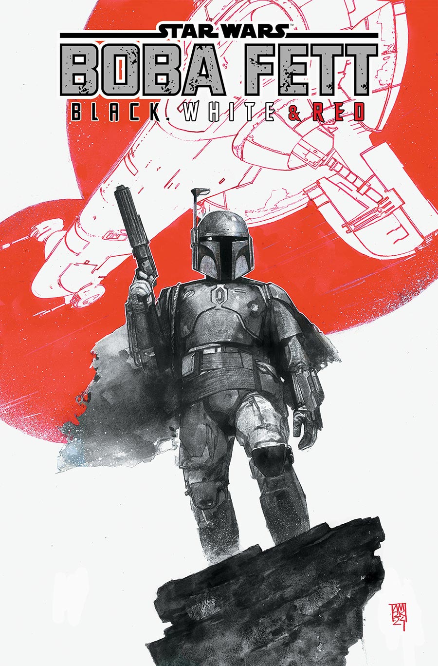 Star Wars Boba Fett Black White & Red Treasury Edition TP