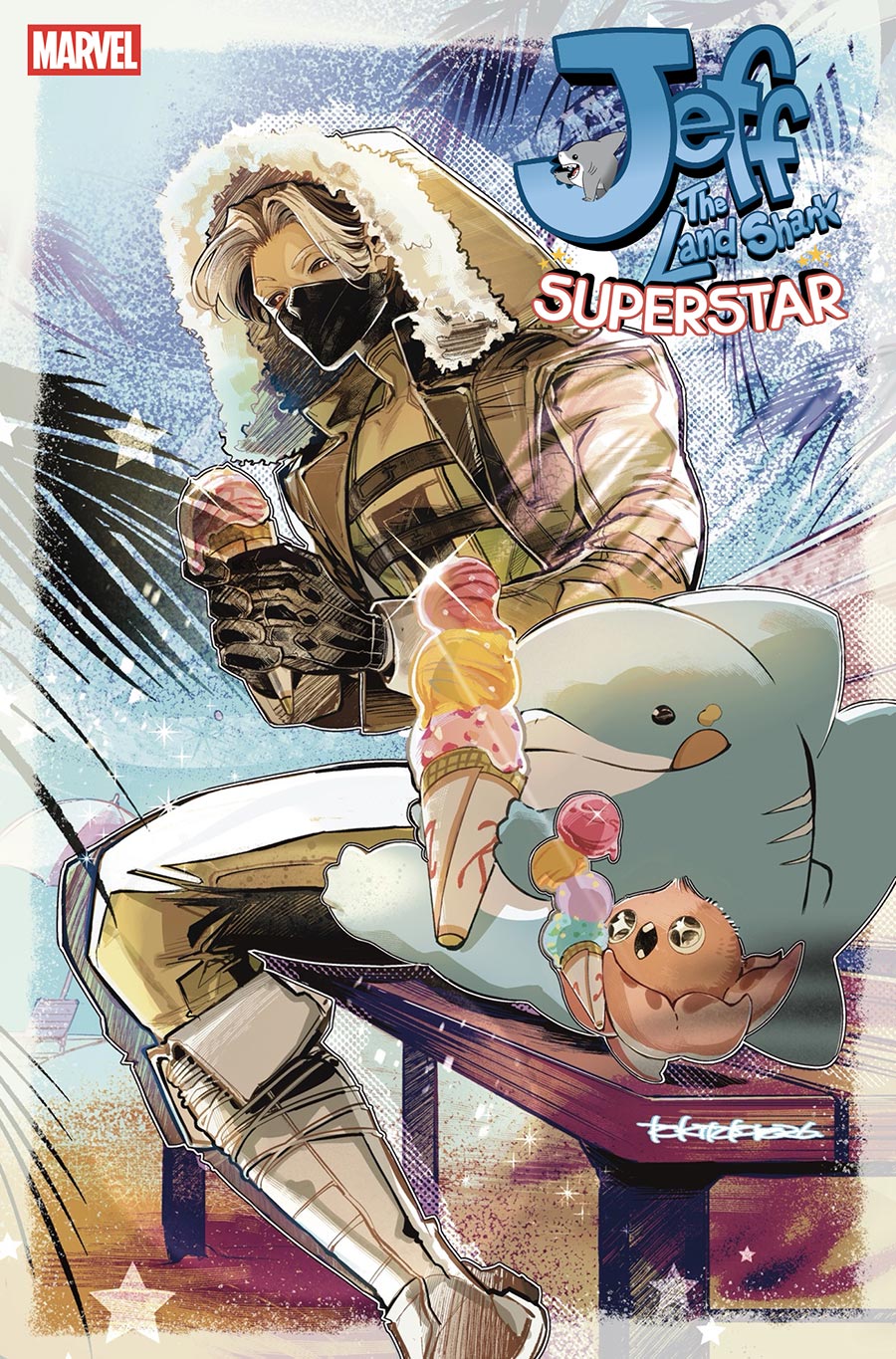 Jeff The Land Shark Superstar #1 Cover E Variant tokitokoro Cover