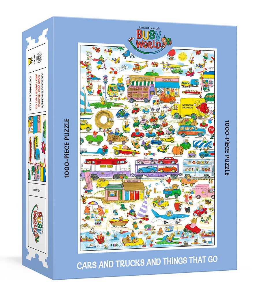 Richard Scarrys Cars And Trucks And Things That Go 1000-Piece Puzzle