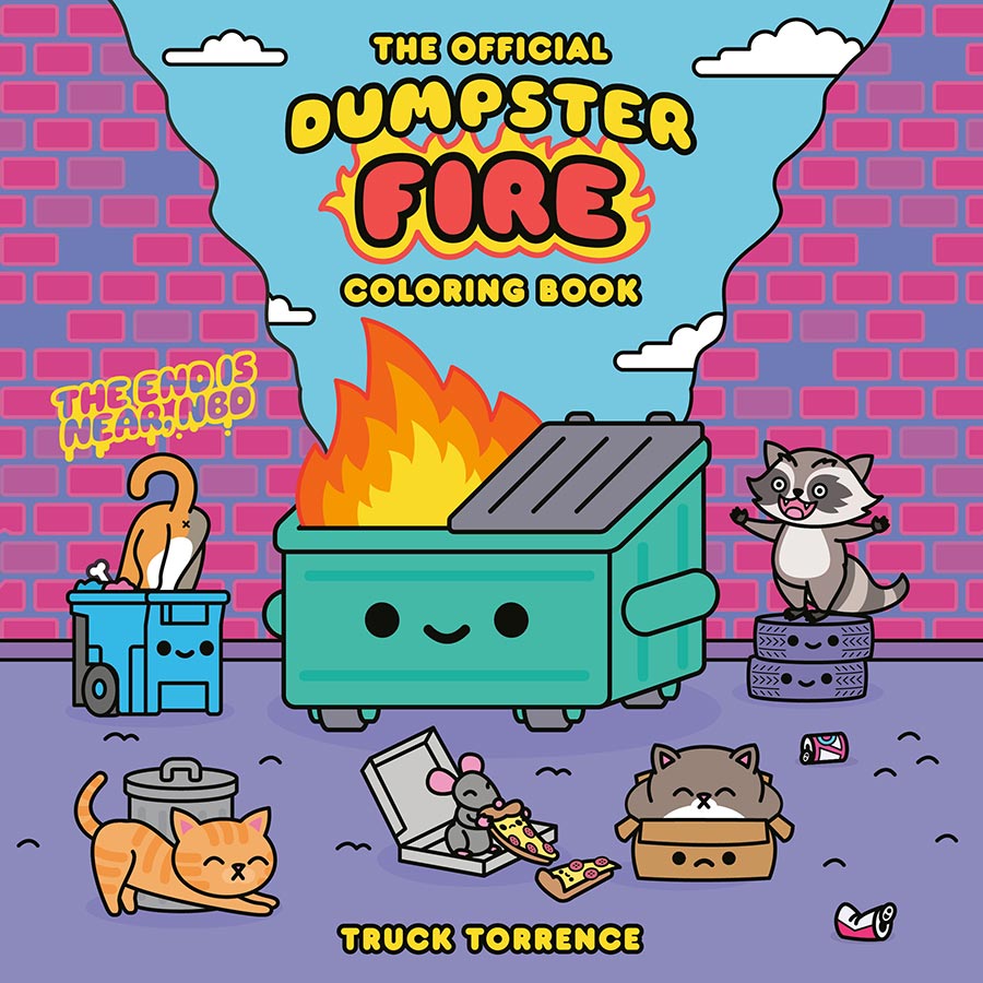 Official Dumpster Fire Coloring Book TP