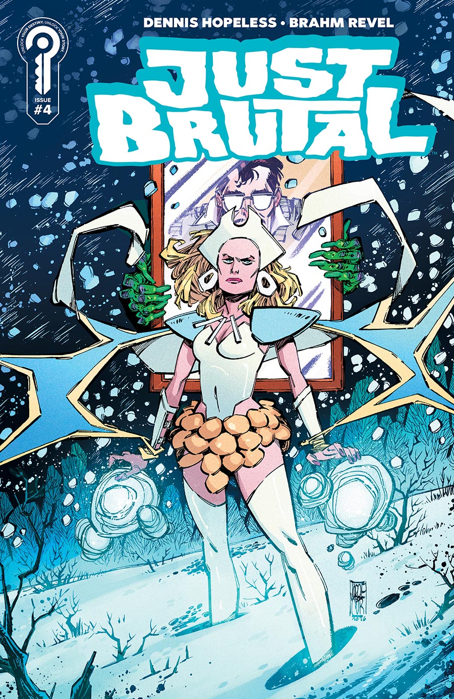 Just Brutal #4 Cover B Variant Jorge Corona Cover
