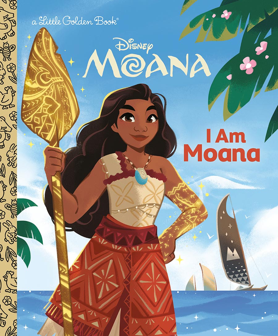 Disney Moana I Am Moana Little Golden Book HC