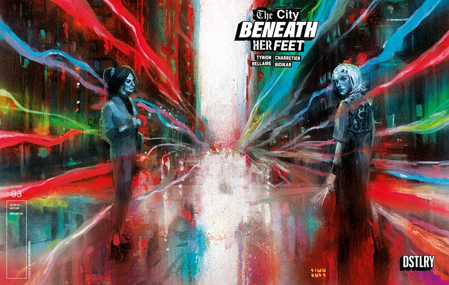 City Beneath Her Feet #3 Cover B Variant Martin Simmonds Wraparound Cover