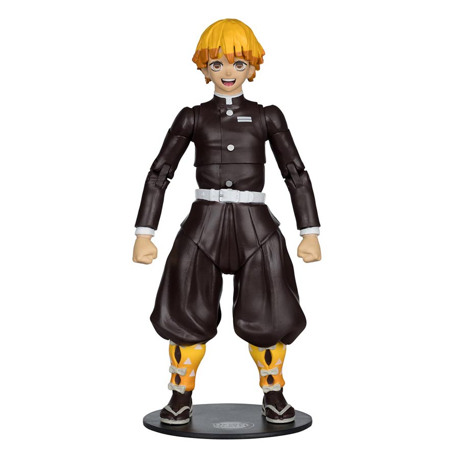 Demon Slayer Kimetsu No Yaiba Wave 8 Zenitsu Agatsuma With Chuntaro 7-Inch Scale Action Figure